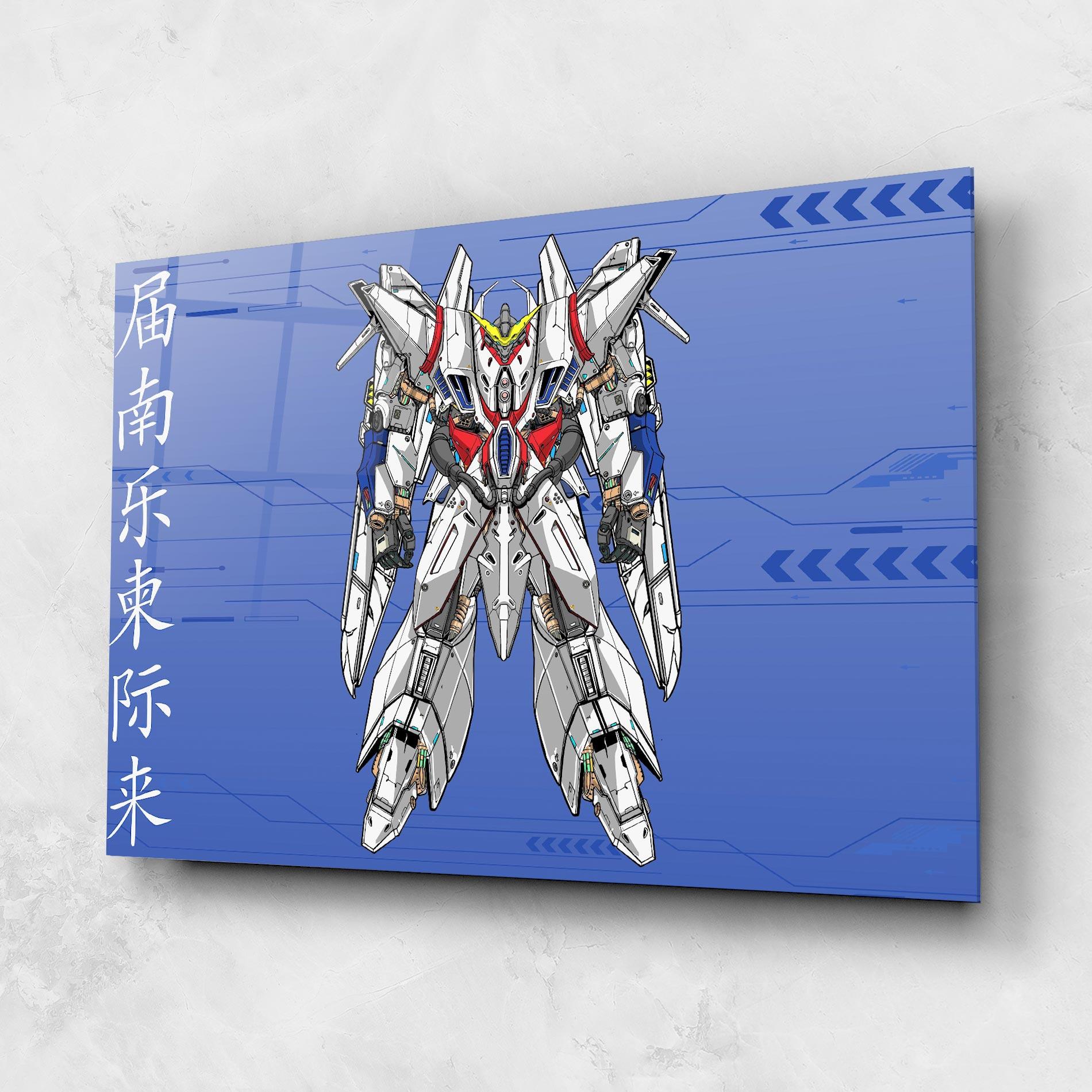 Obraz na Szkle White Red Robot mockup 1