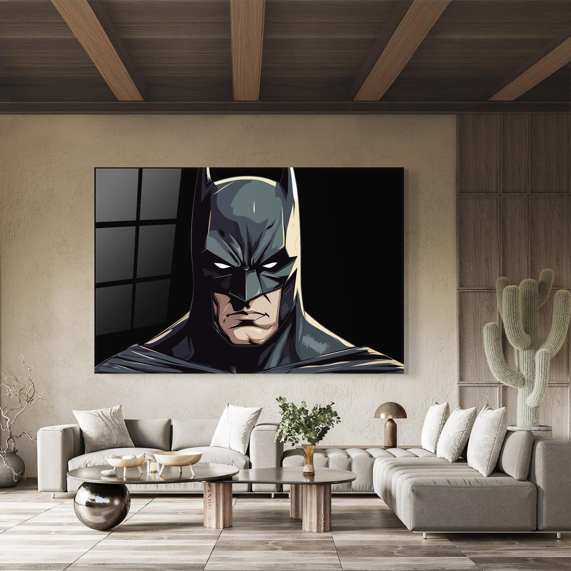 Obraz na Szkle Batman mockup 8