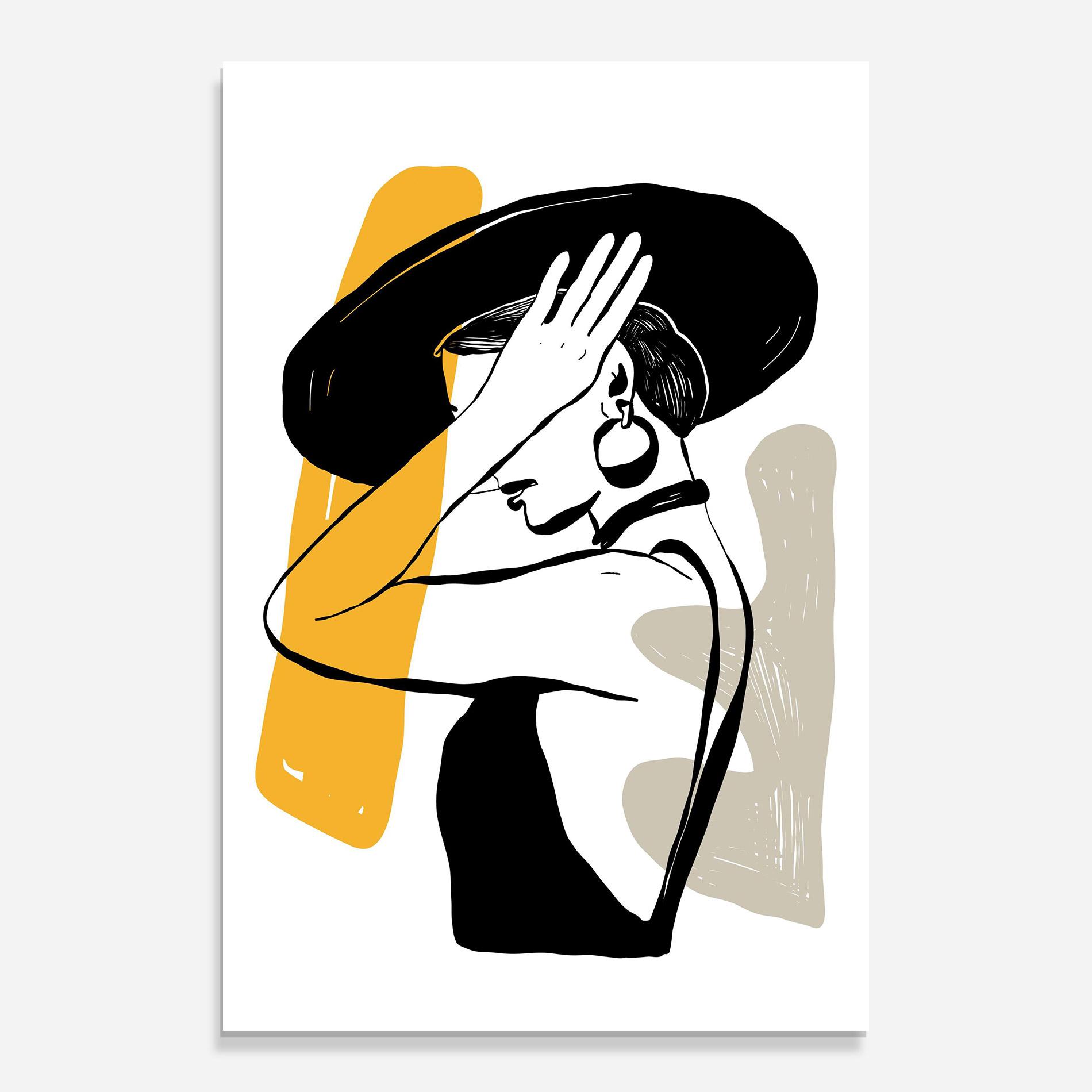 Obraz na Szkle Big Earring mockup 0