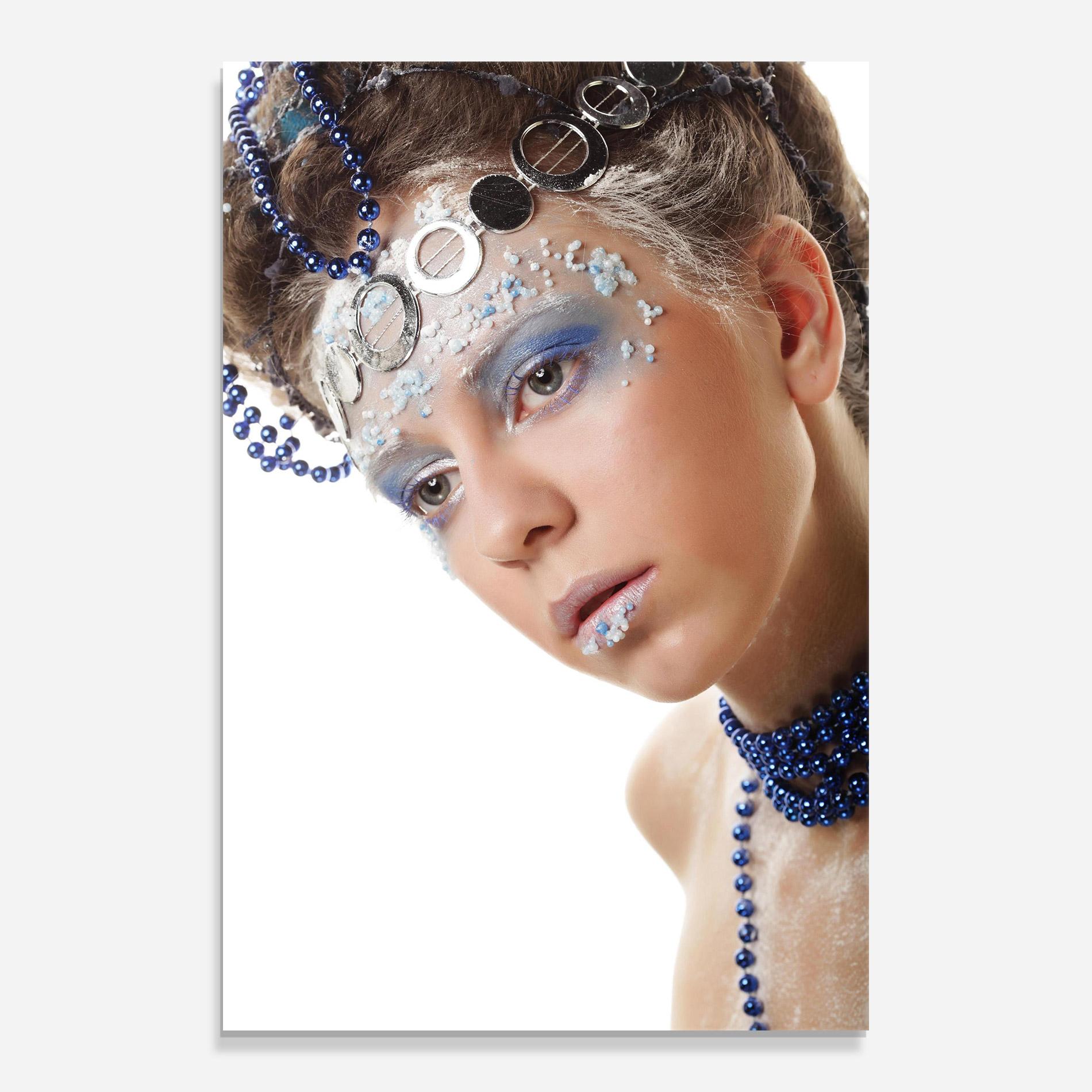 Obraz na Szkle Blue Accessory mockup 0