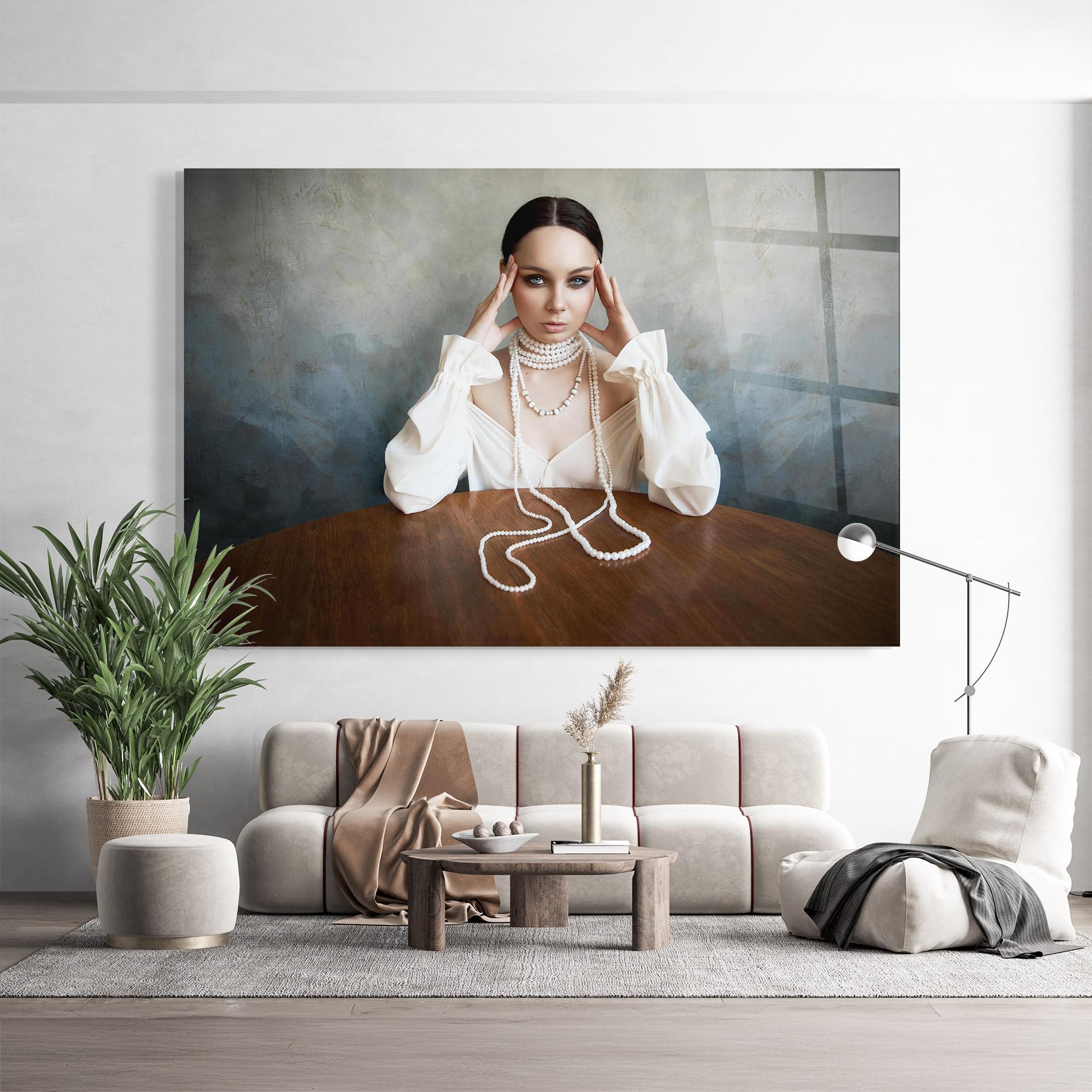 Obraz na Szkle Boho Clothing Necklace mockup 9