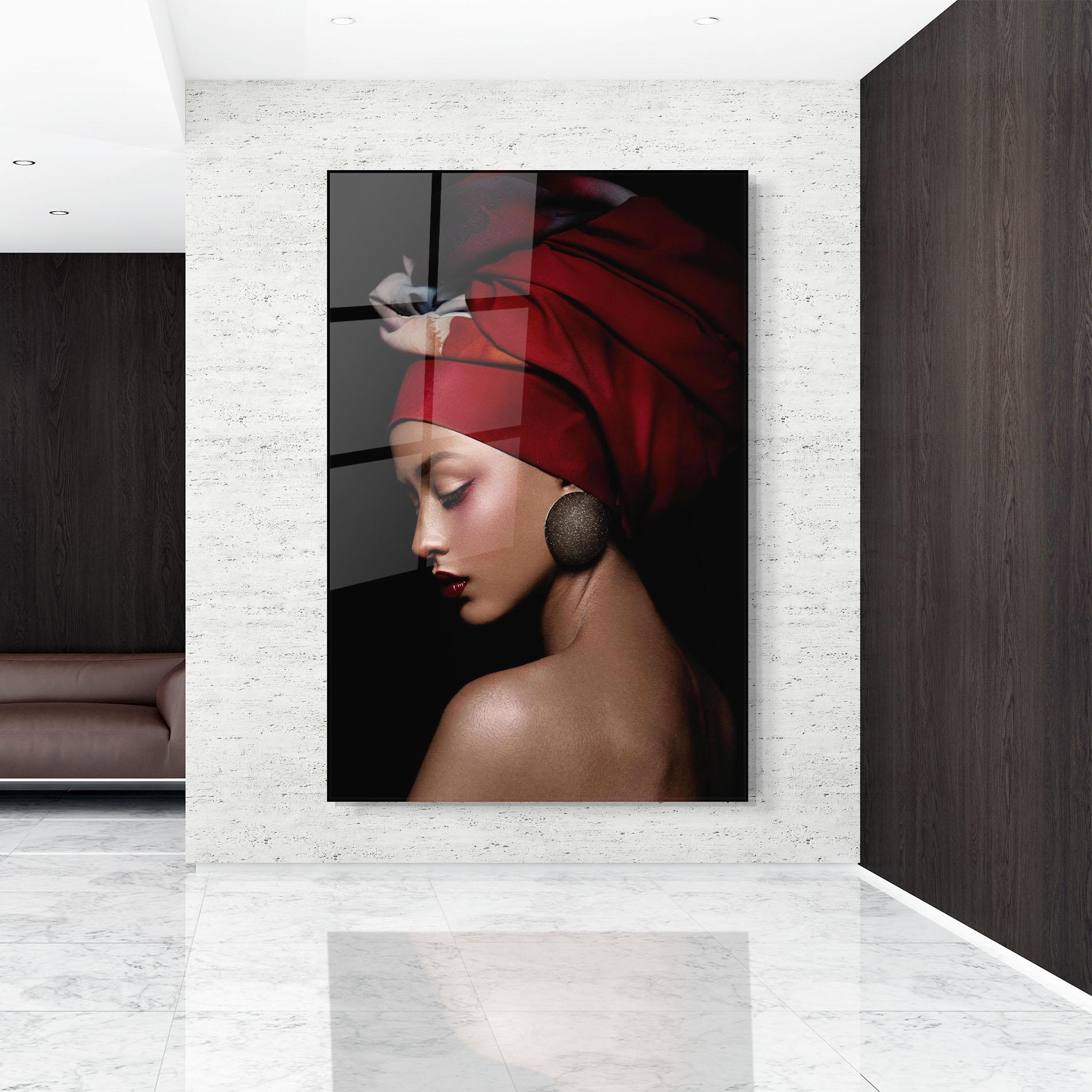 Obraz na Szkle Big Circle Earring mockup 9