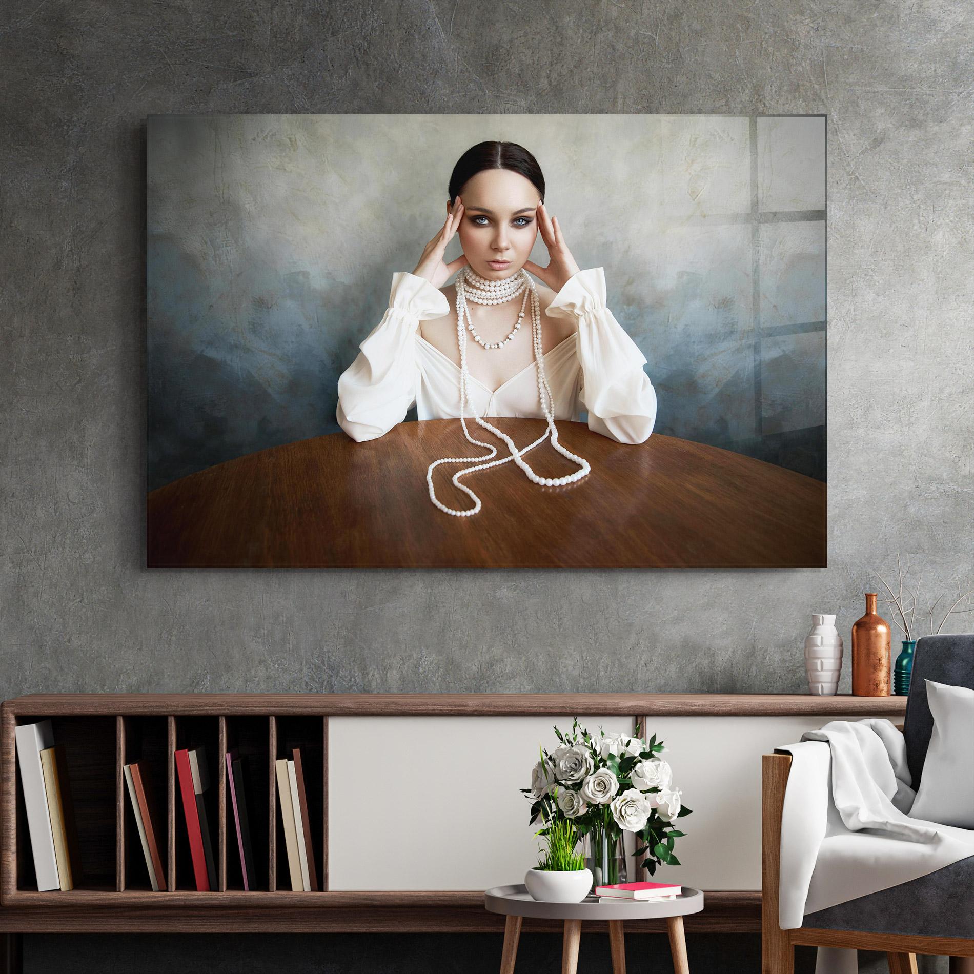 Obraz na Szkle Boho Clothing Necklace mockup 2