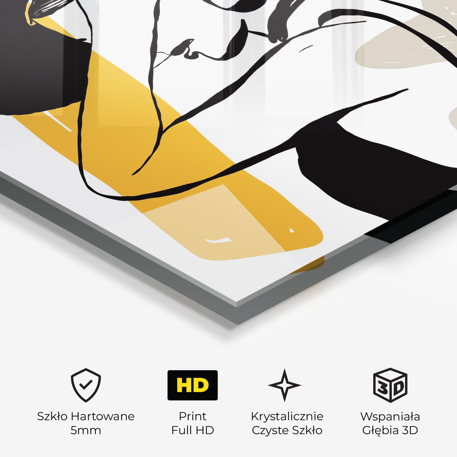 Obraz na Szkle Big Earring mockup 3