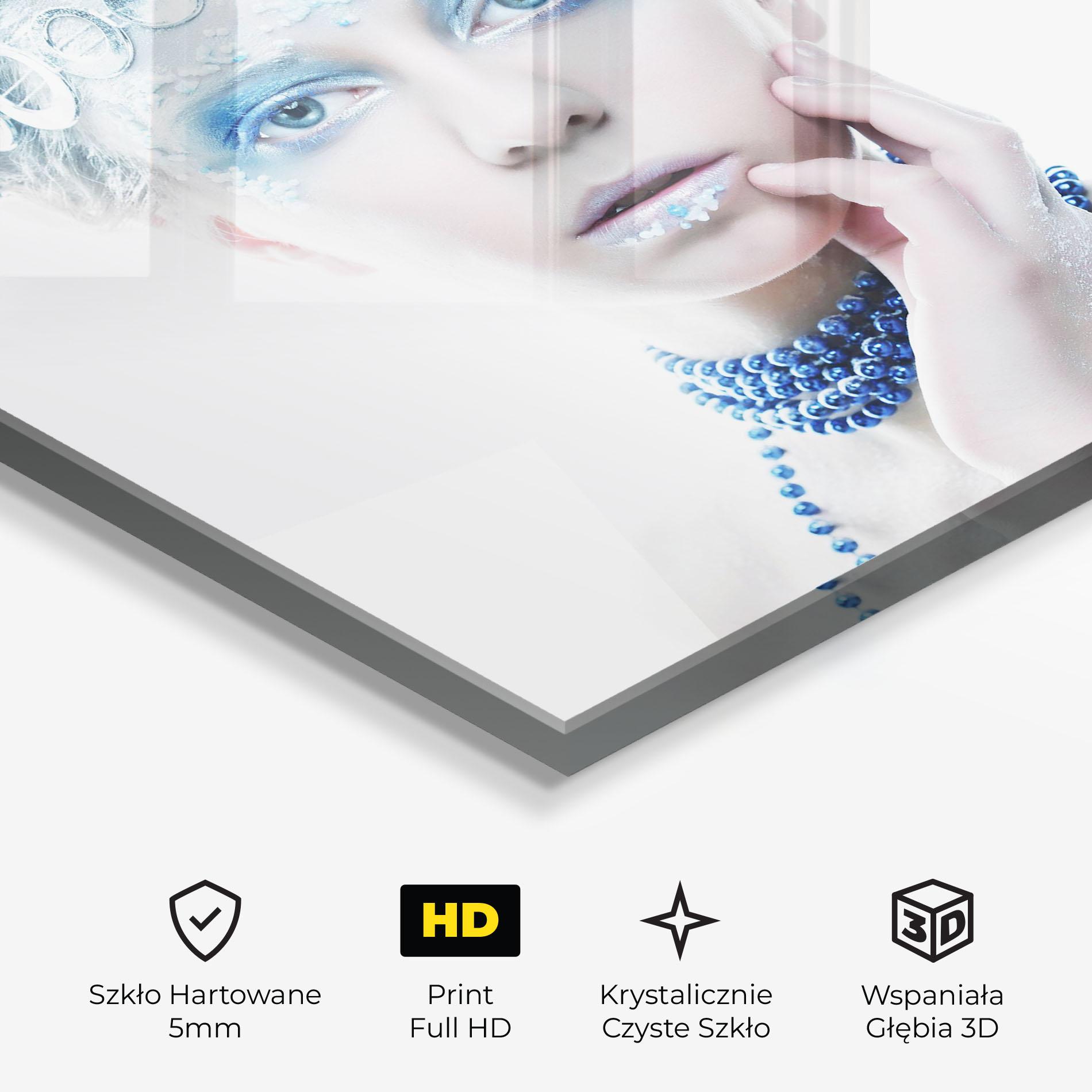 Obraz na Szkle Blue Fairy Woman mockup 3