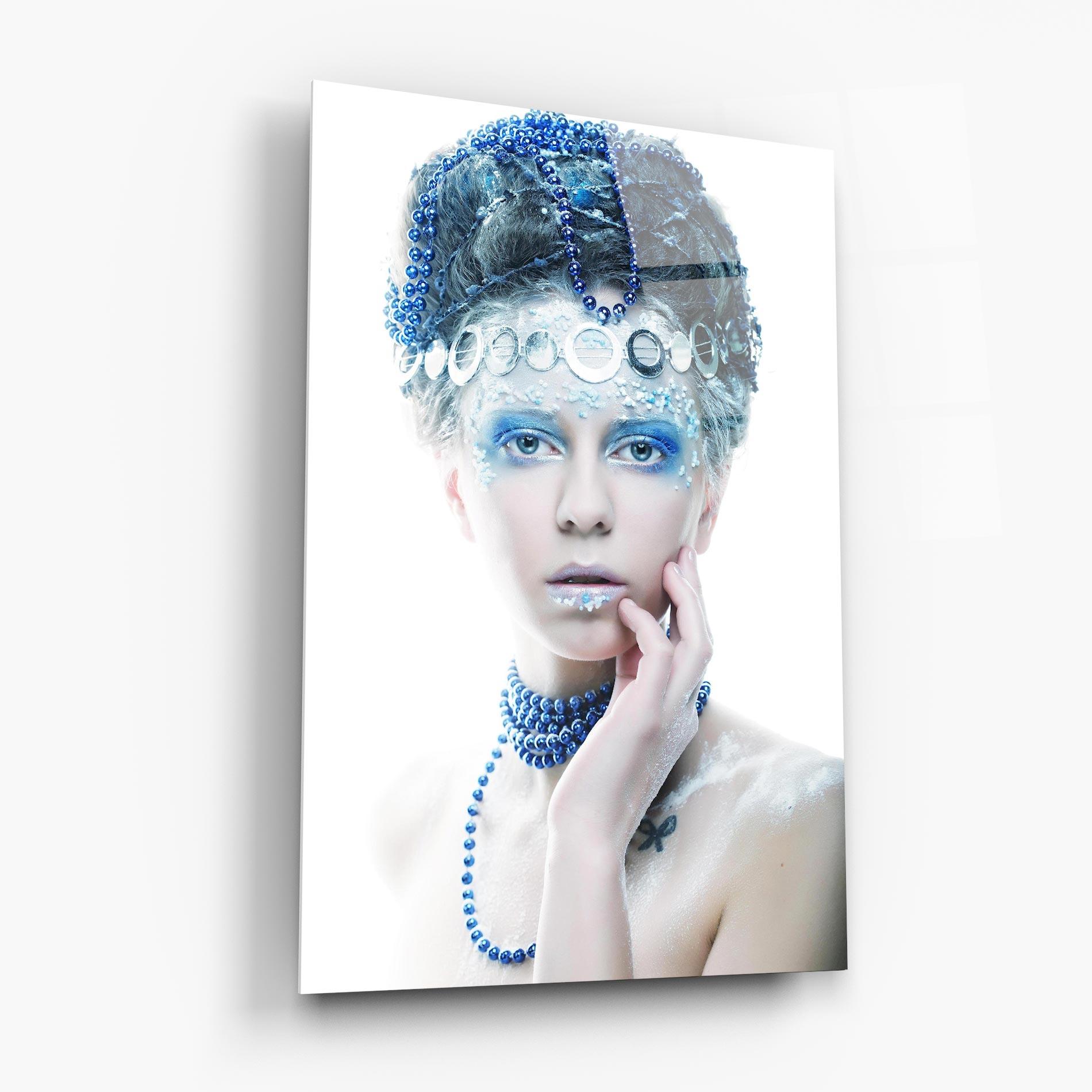 Obraz na Szkle Blue Fairy Woman mockup 6