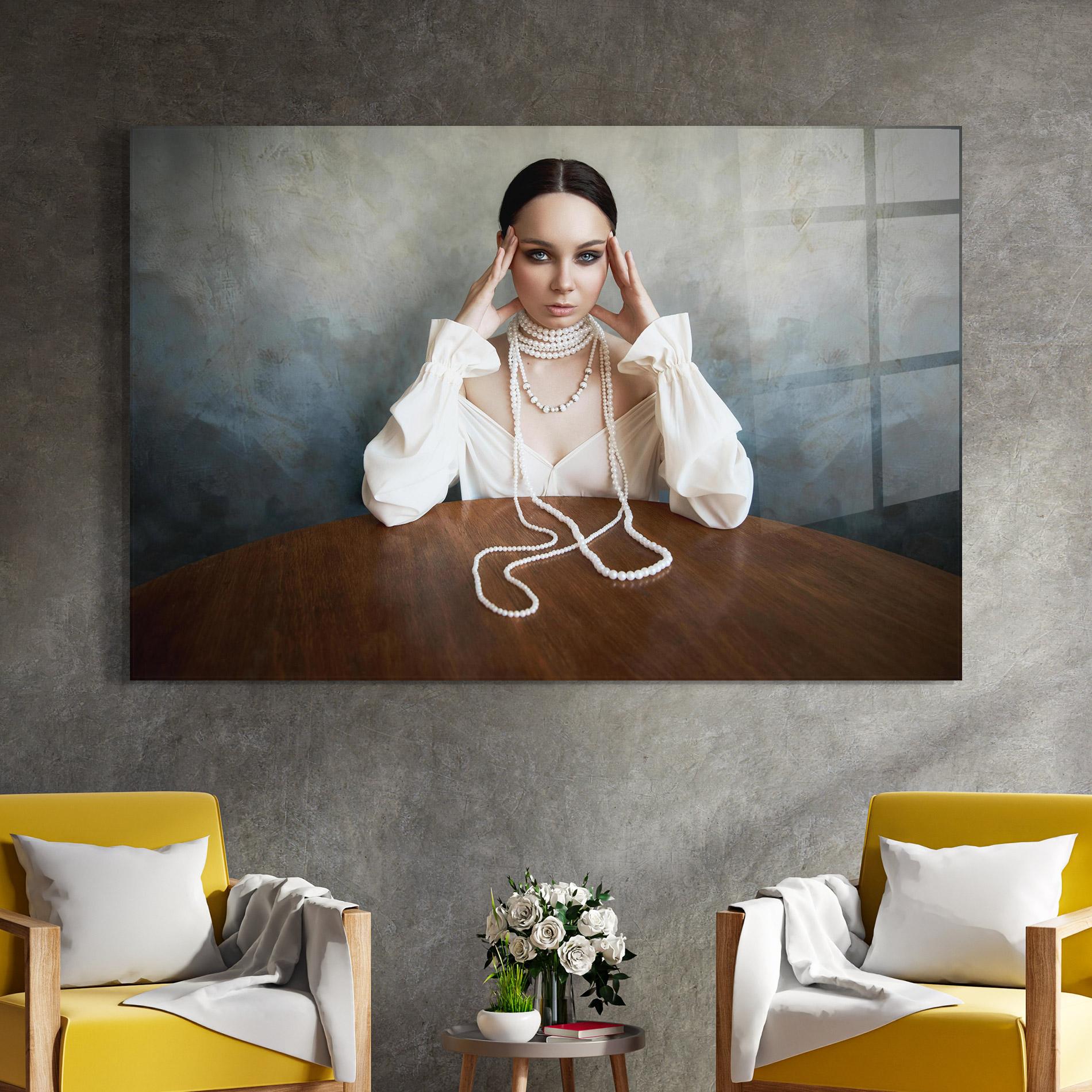 Obraz na Szkle Boho Clothing Necklace mockup 4