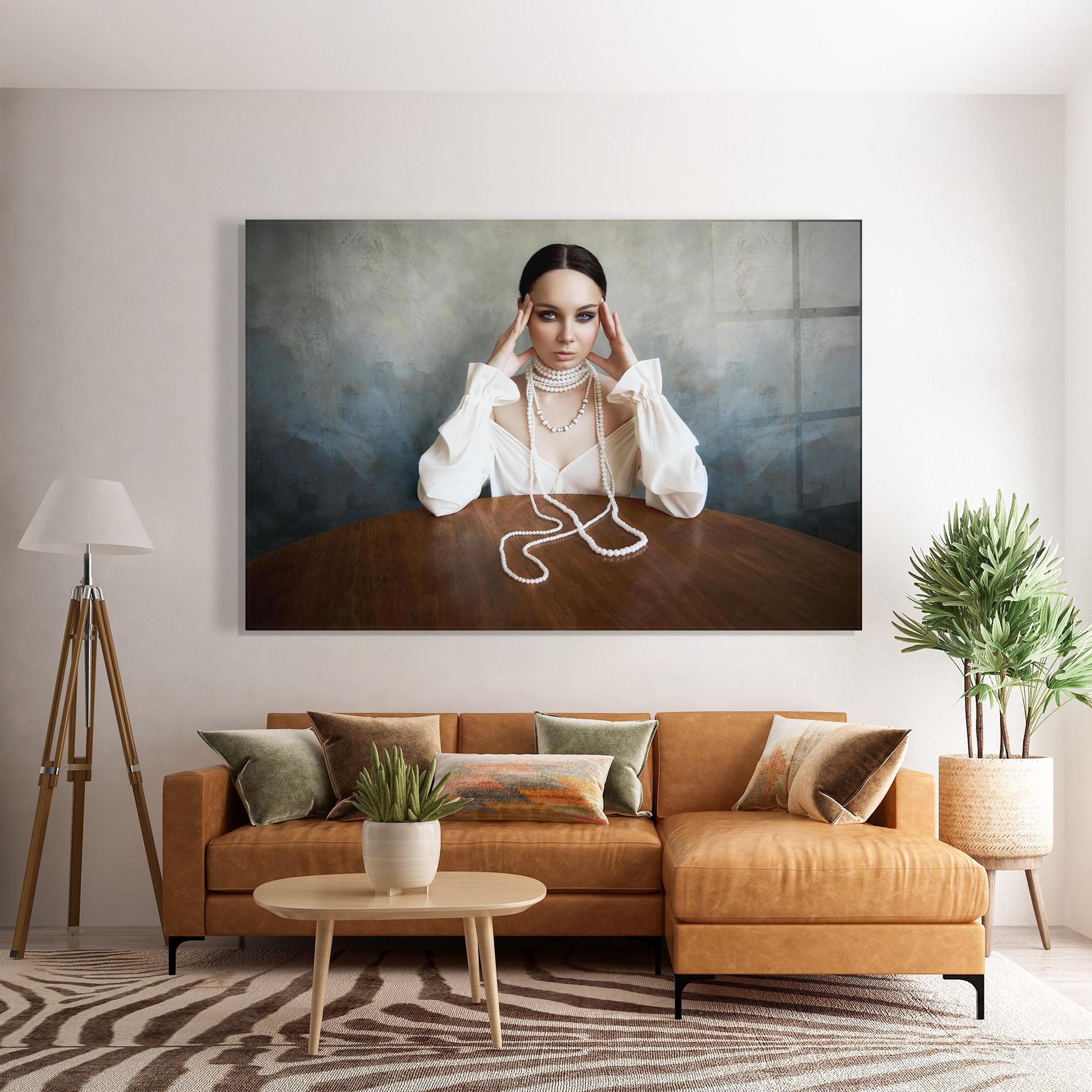 Obraz na Szkle Boho Clothing Necklace mockup 7