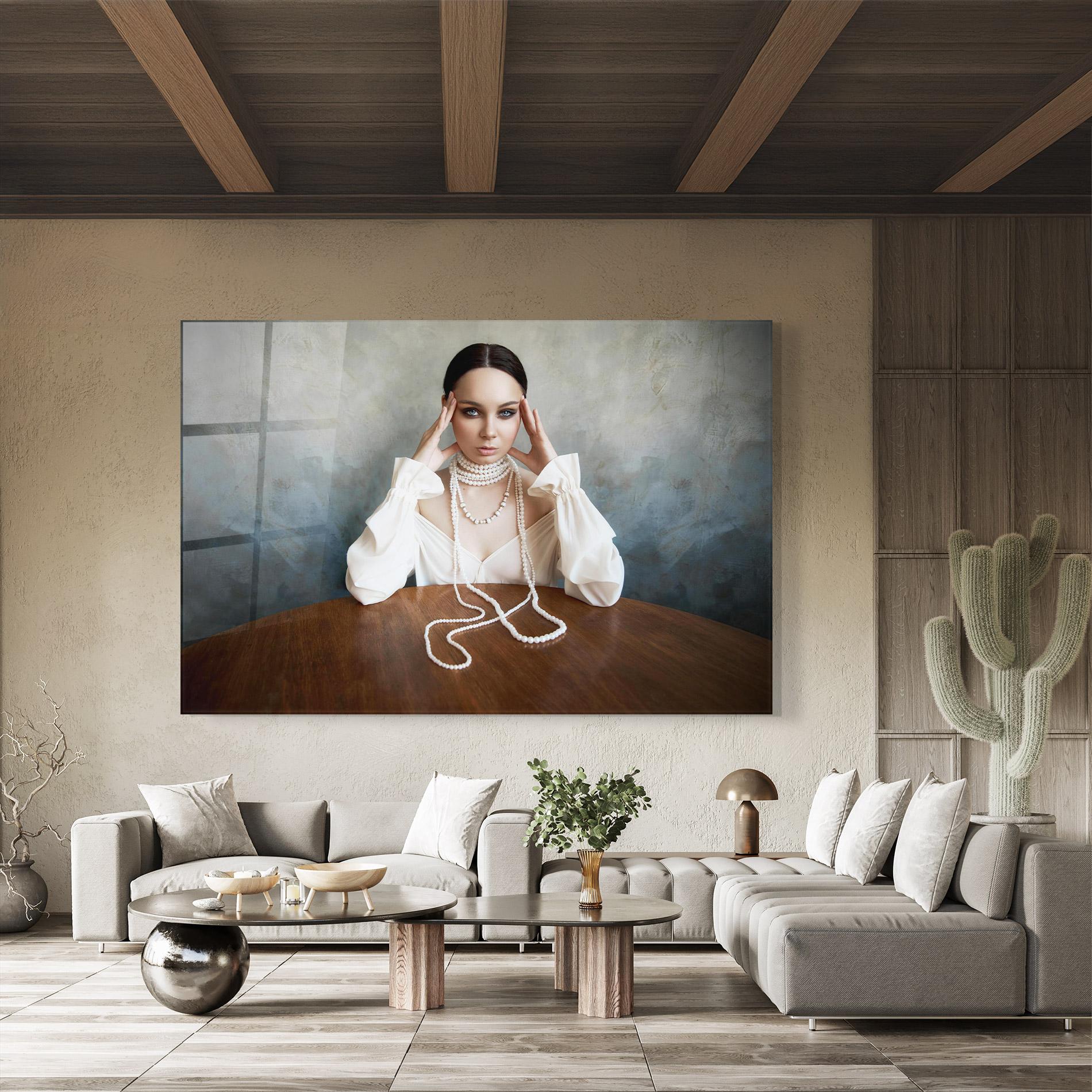 Obraz na Szkle Boho Clothing Necklace mockup 8