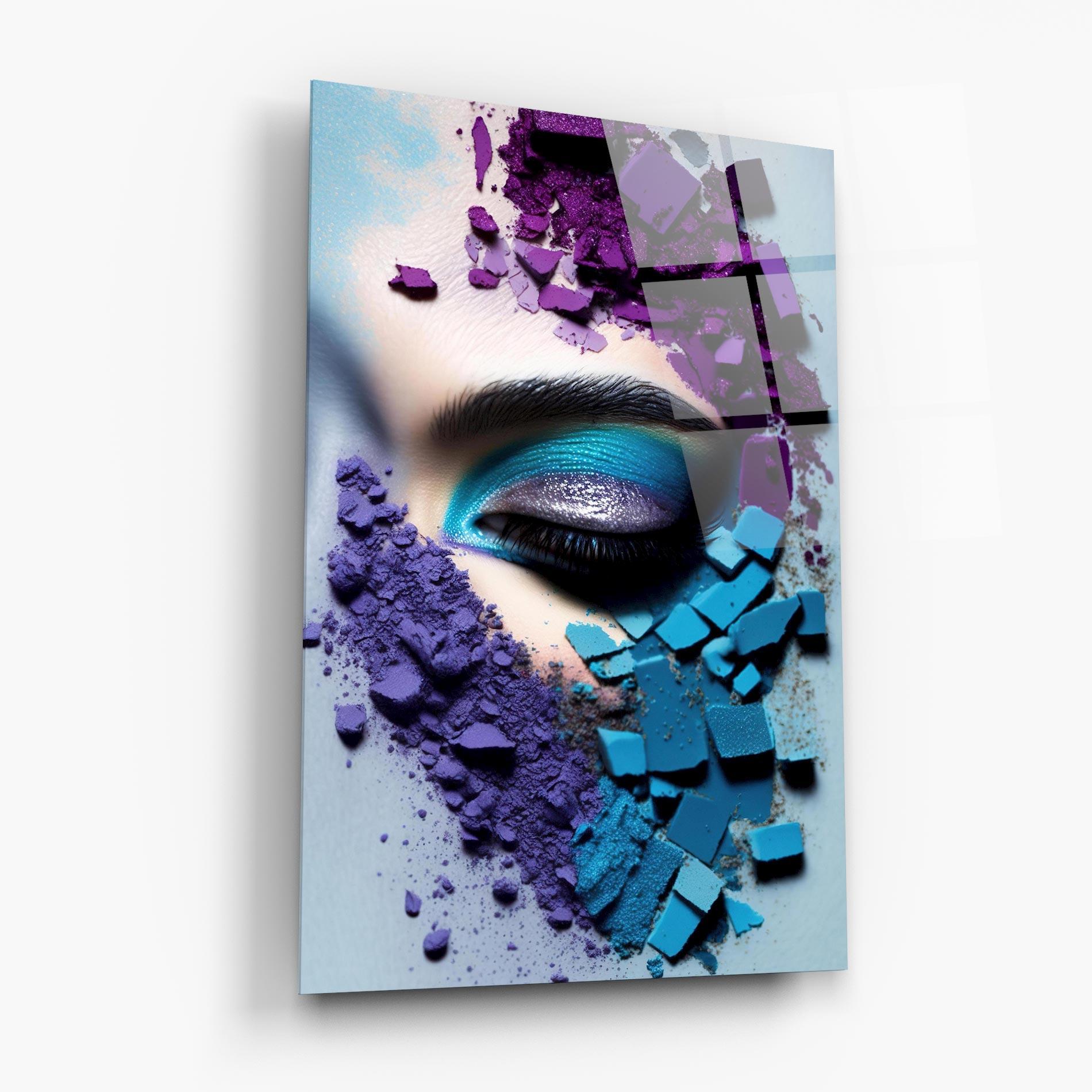 Obraz na Szkle Crushed Neon Palette mockup 6