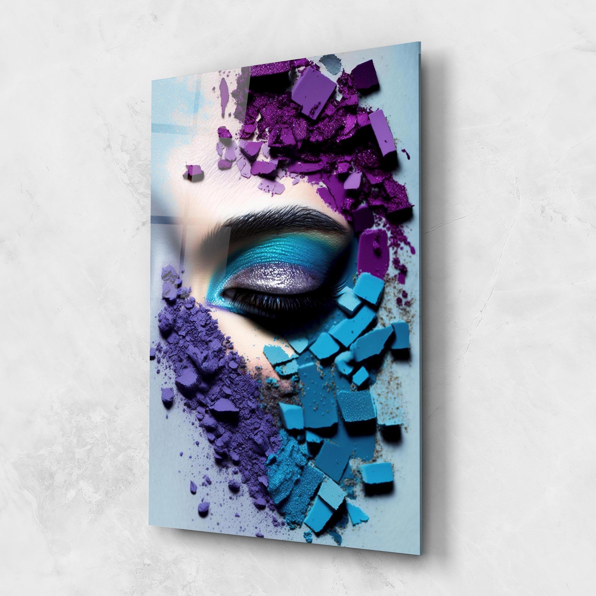 Obraz na Szkle Crushed Neon Palette mockup 1