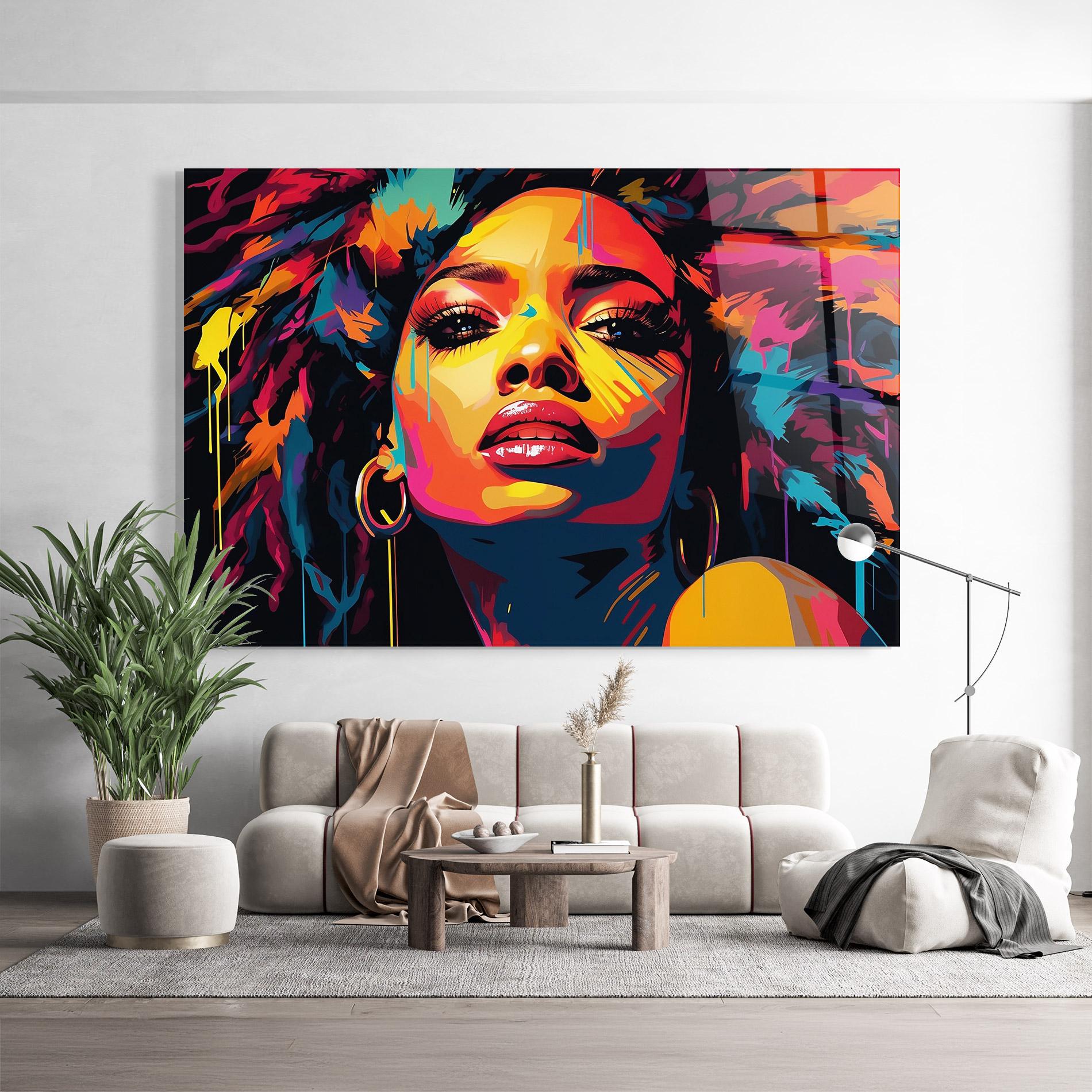 Obraz na Szkle Beautiful African Art mockup 9