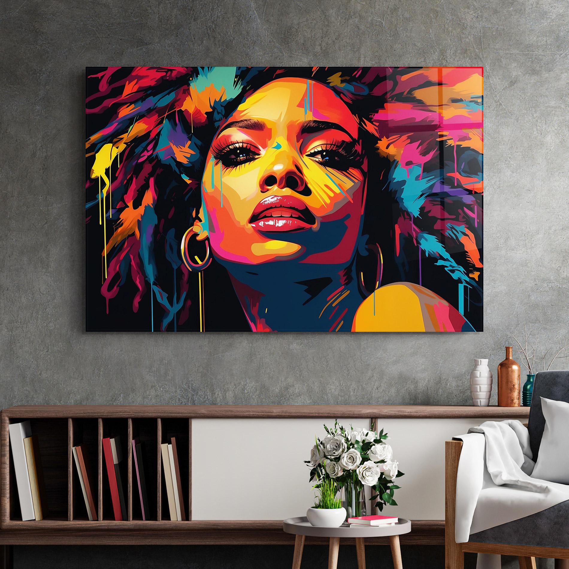 Obraz na Szkle Beautiful African Art mockup 2