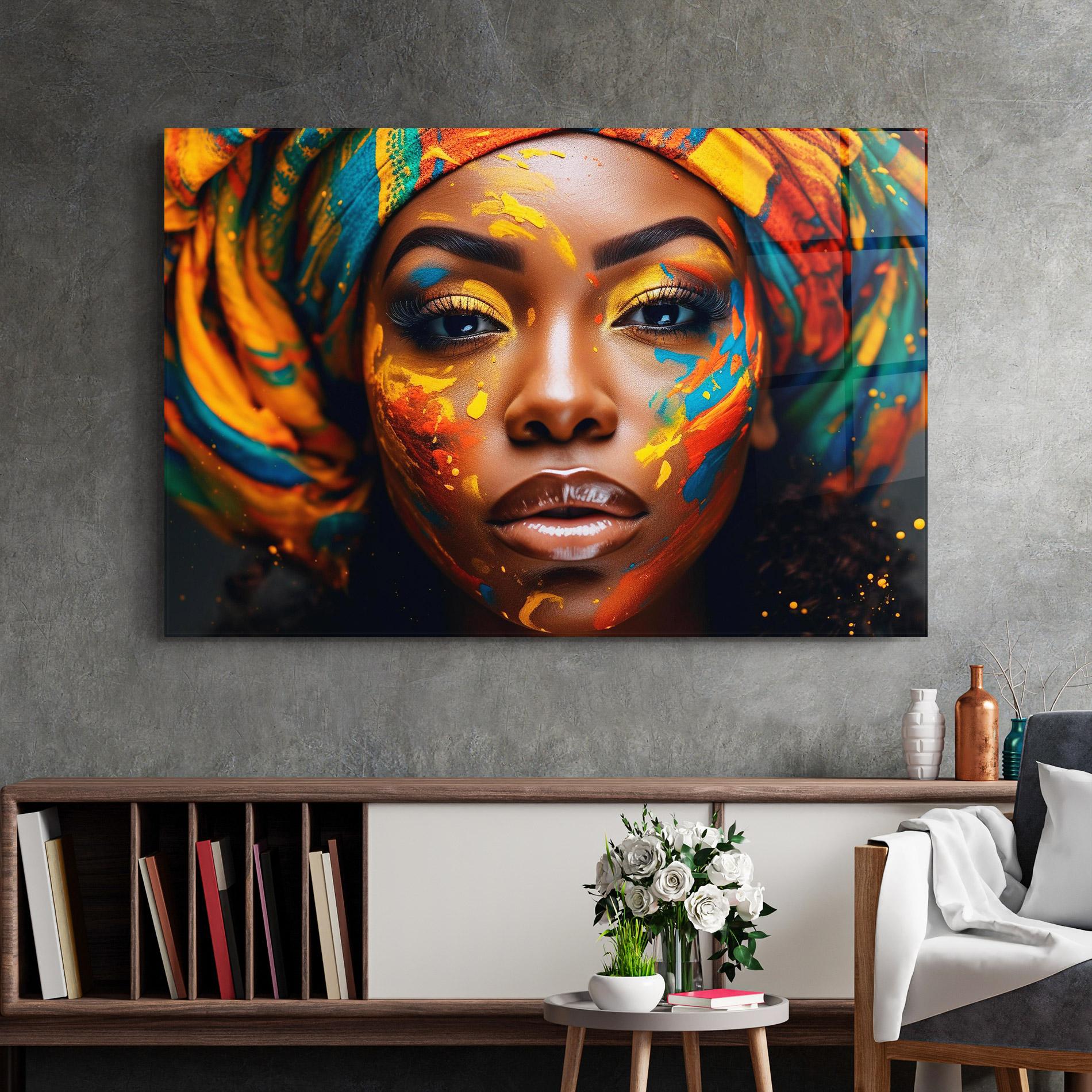 Obraz na Szkle Creative Makeup Art mockup 2