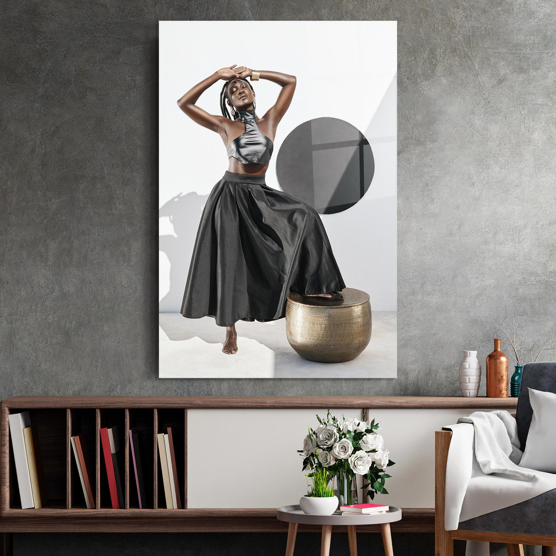 Obraz na Szkle Confidence Queen mockup 2