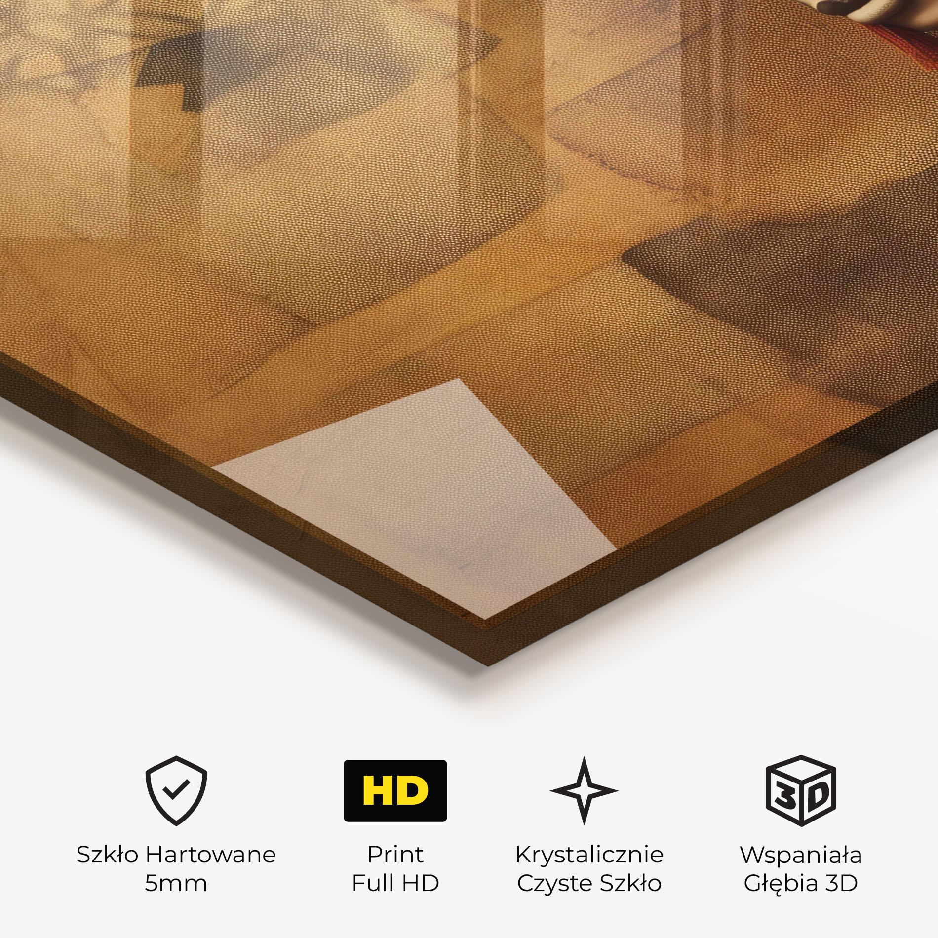 Obraz na Szkle Contemporary African Art mockup 3