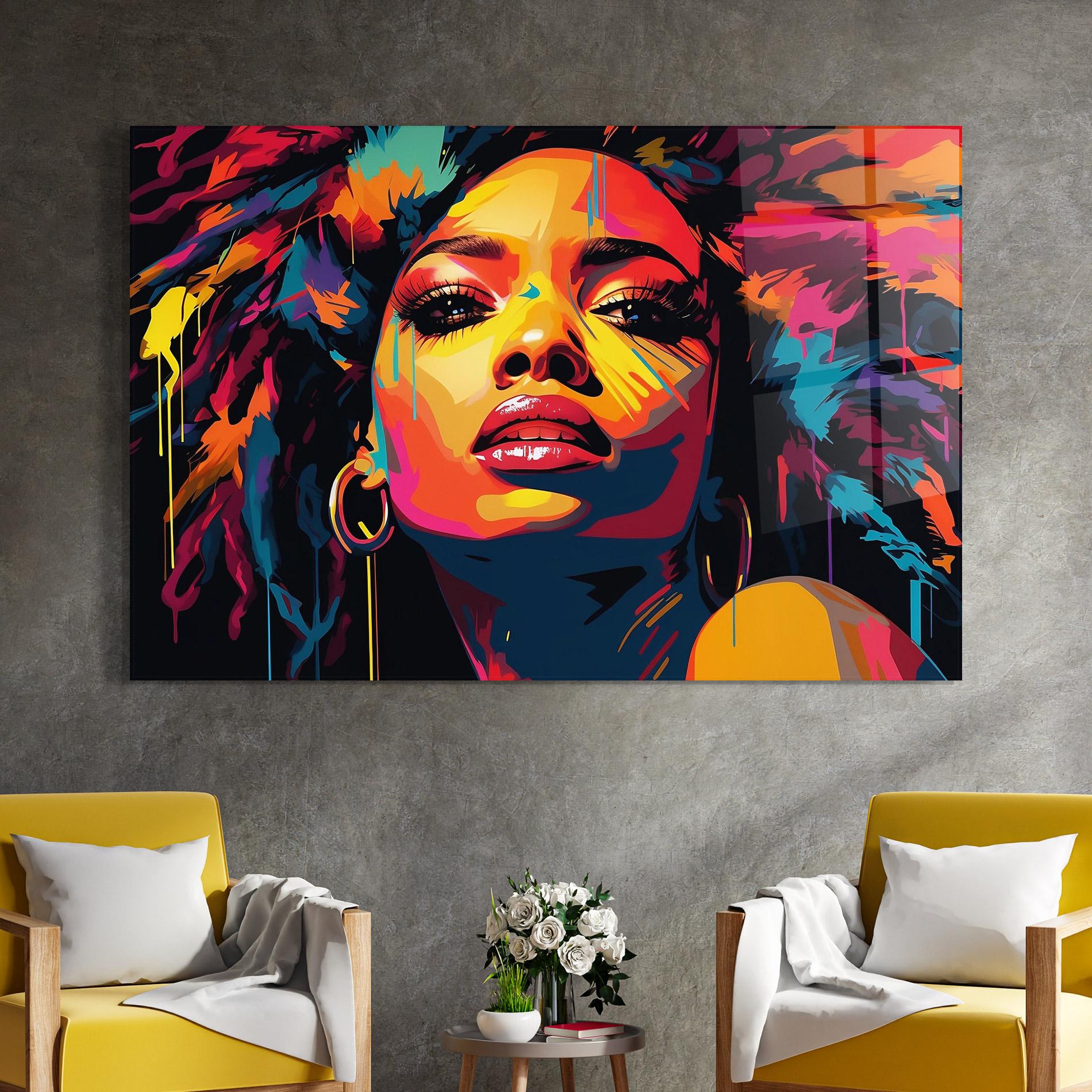 Obraz na Szkle Beautiful African Art mockup 4