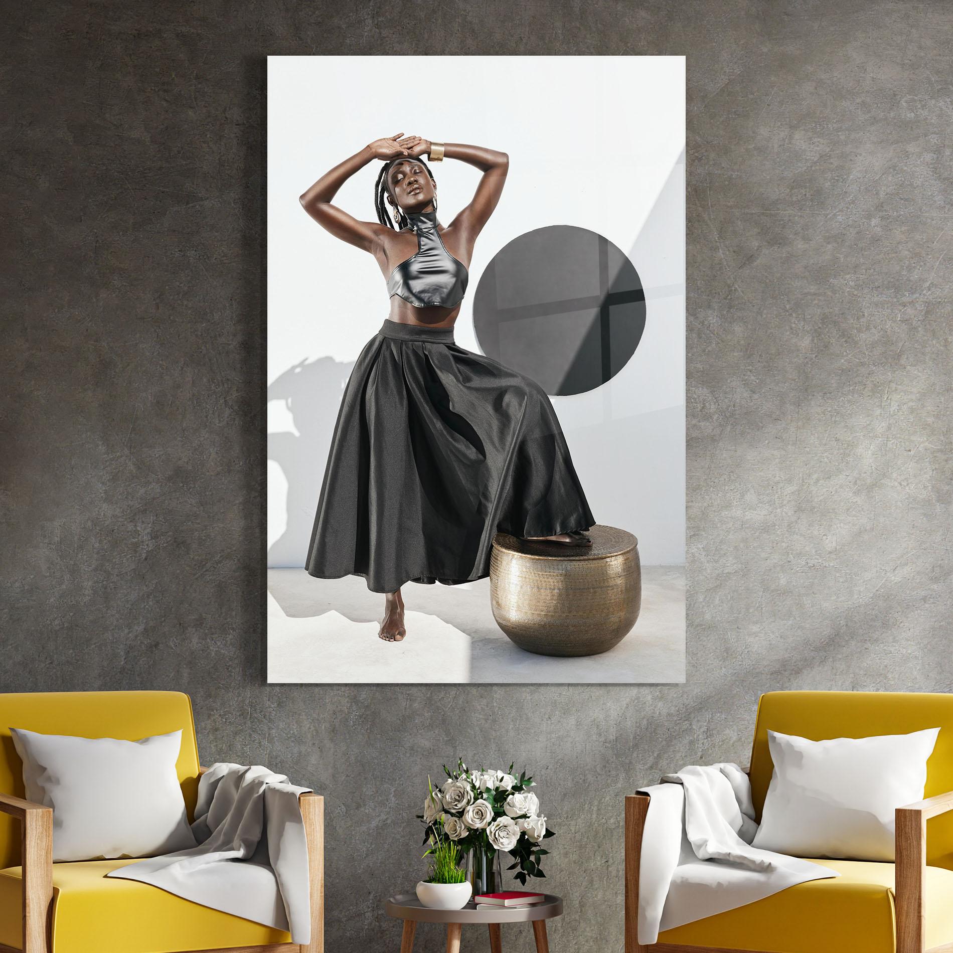 Obraz na Szkle Confidence Queen mockup 4