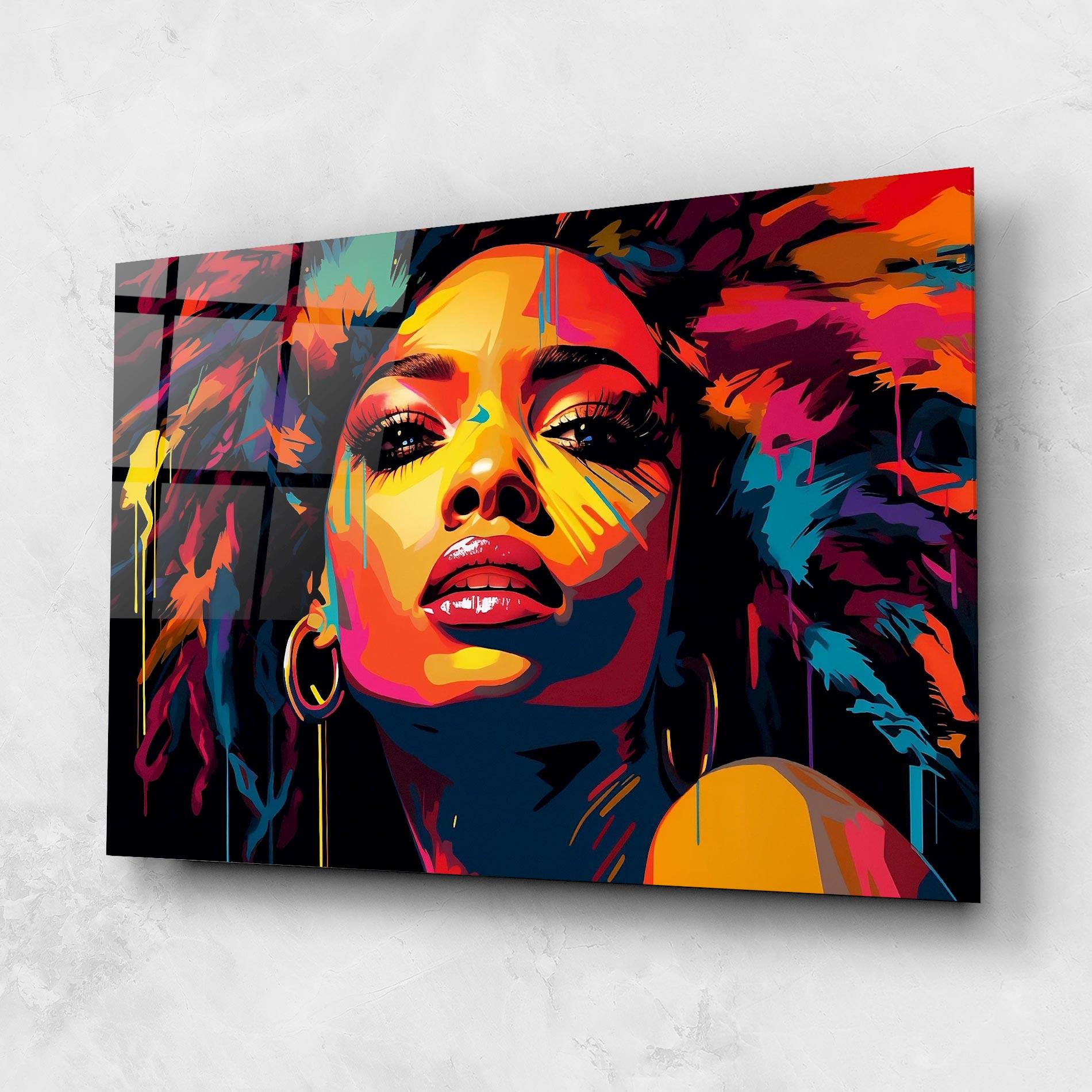 Obraz na Szkle Beautiful African Art mockup 1