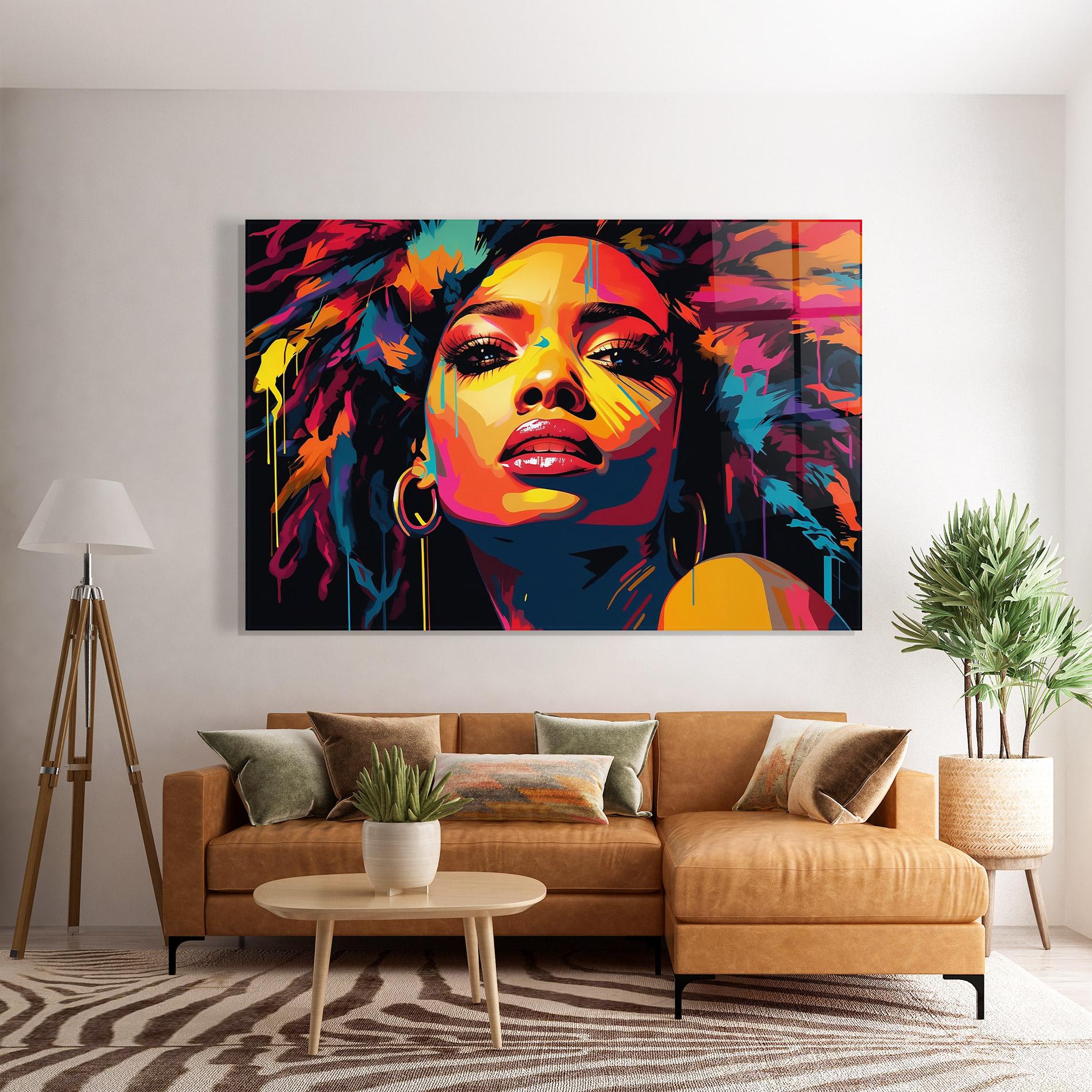 Obraz na Szkle Beautiful African Art mockup 7