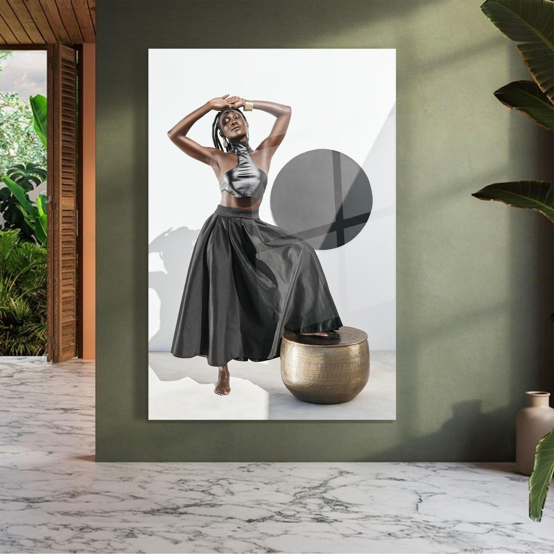 Obraz na Szkle Confidence Queen mockup 7