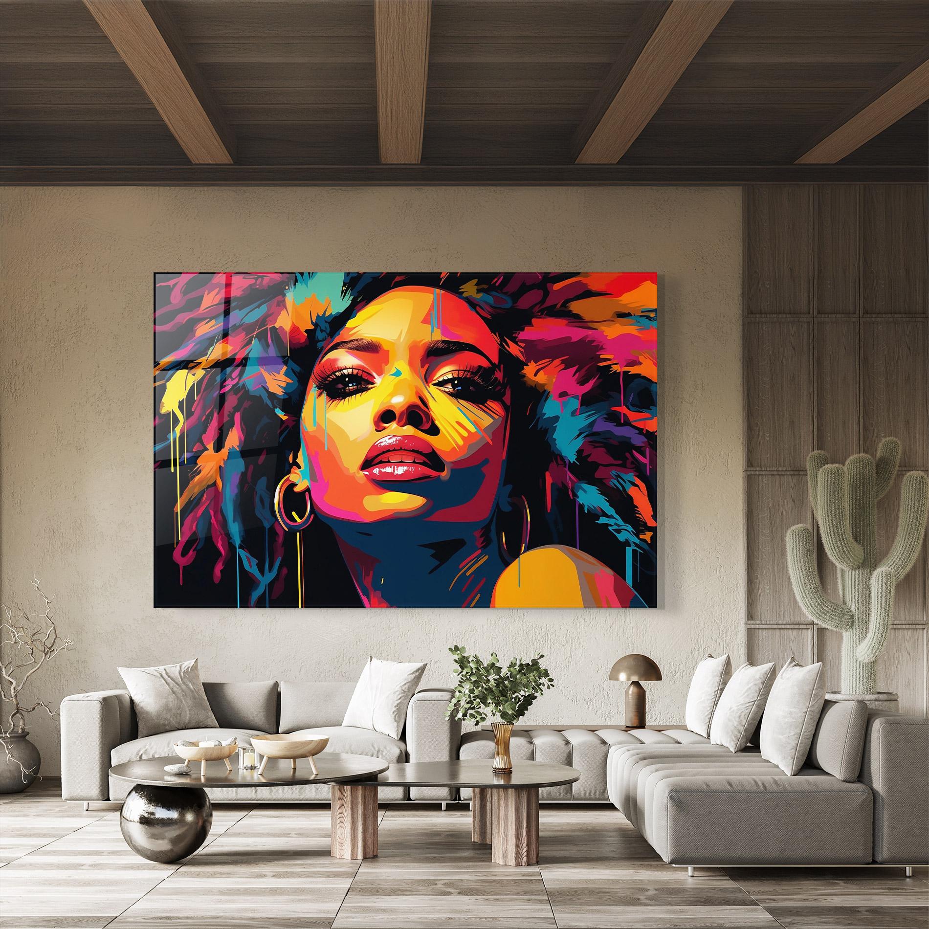 Obraz na Szkle Beautiful African Art mockup 8