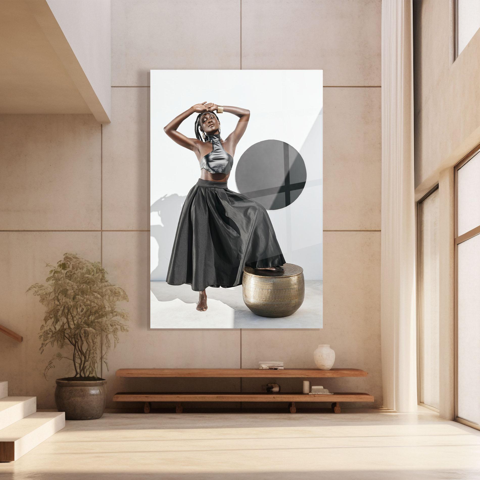 Obraz na Szkle Confidence Queen mockup 8