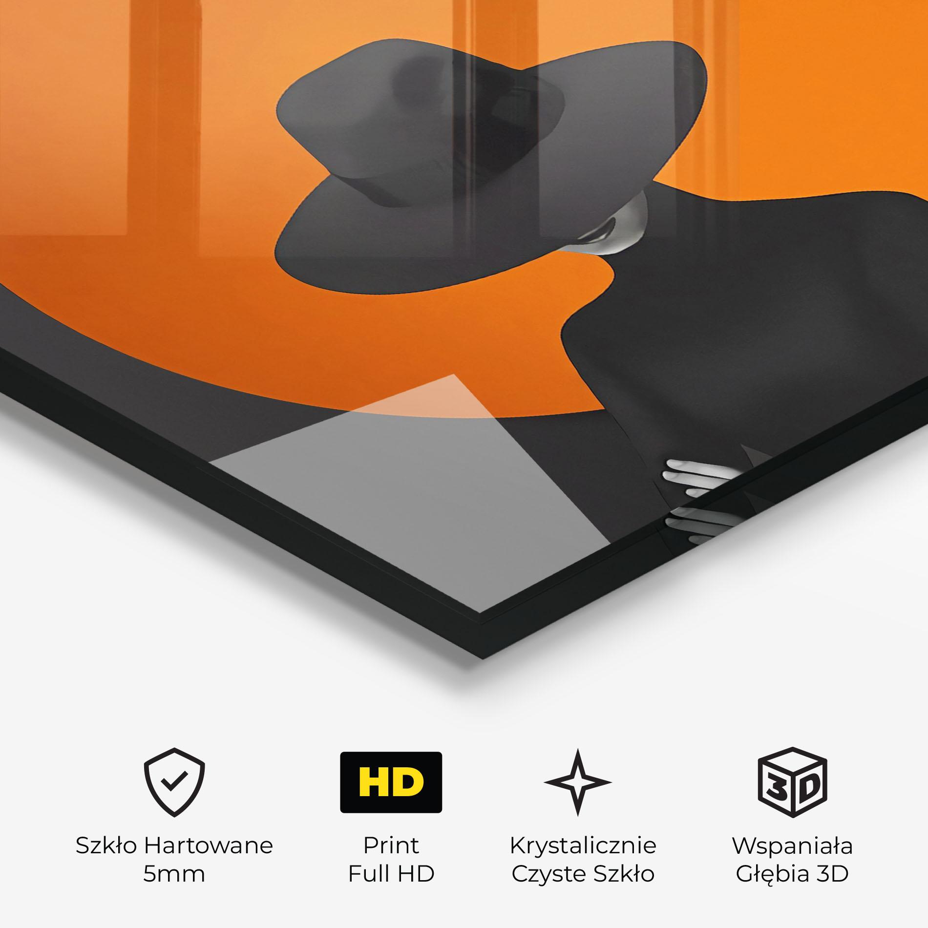 Obraz na Szkle Black Fashion mockup 3