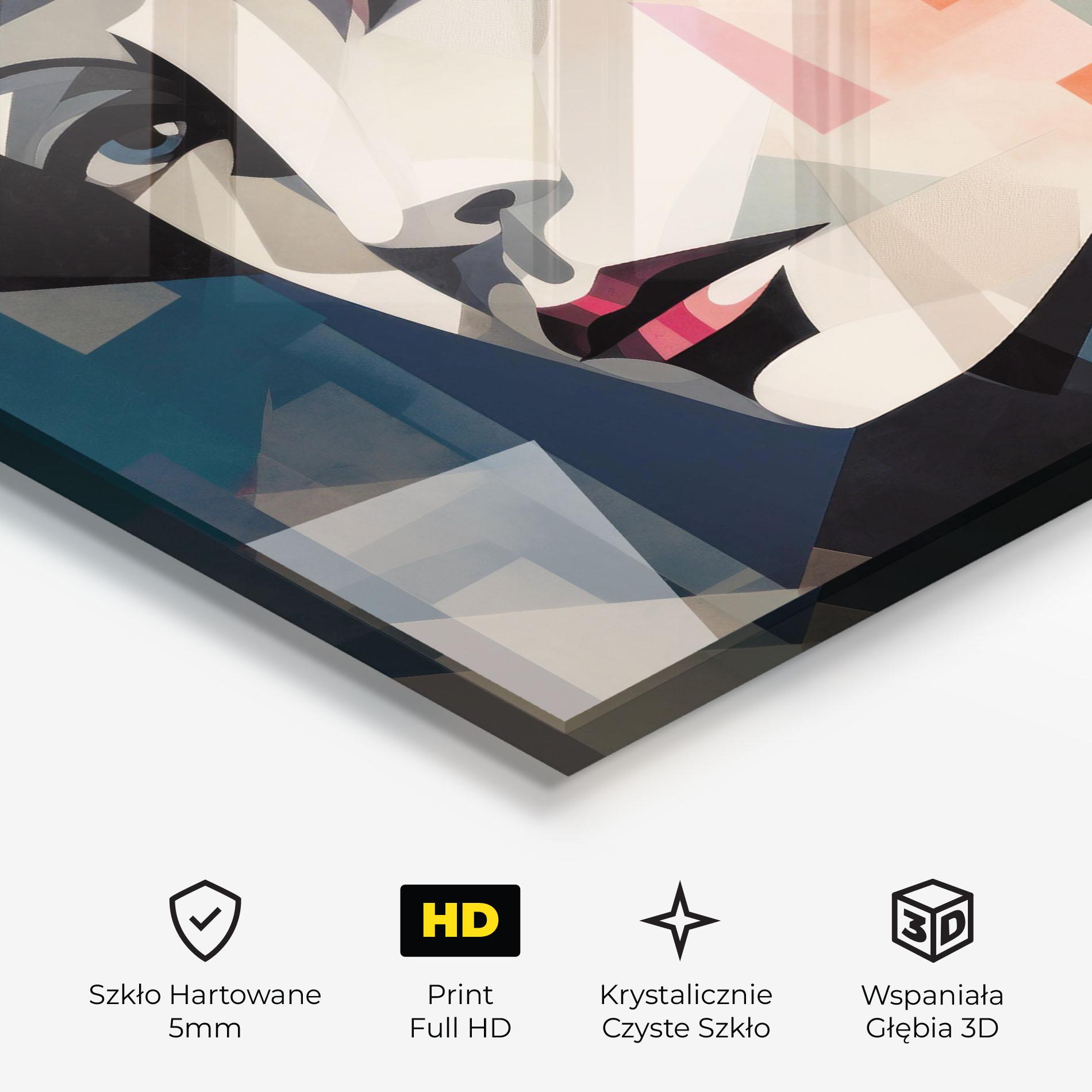 Obraz na Szkle Chicago Portrait mockup 3