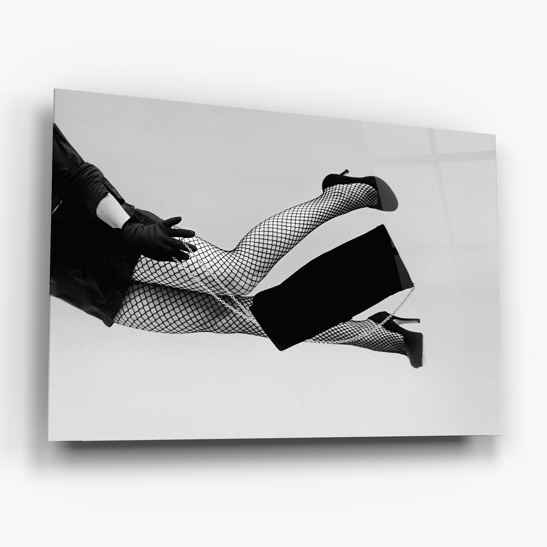 Obraz na Szkle Black Outfit Woman mockup 6