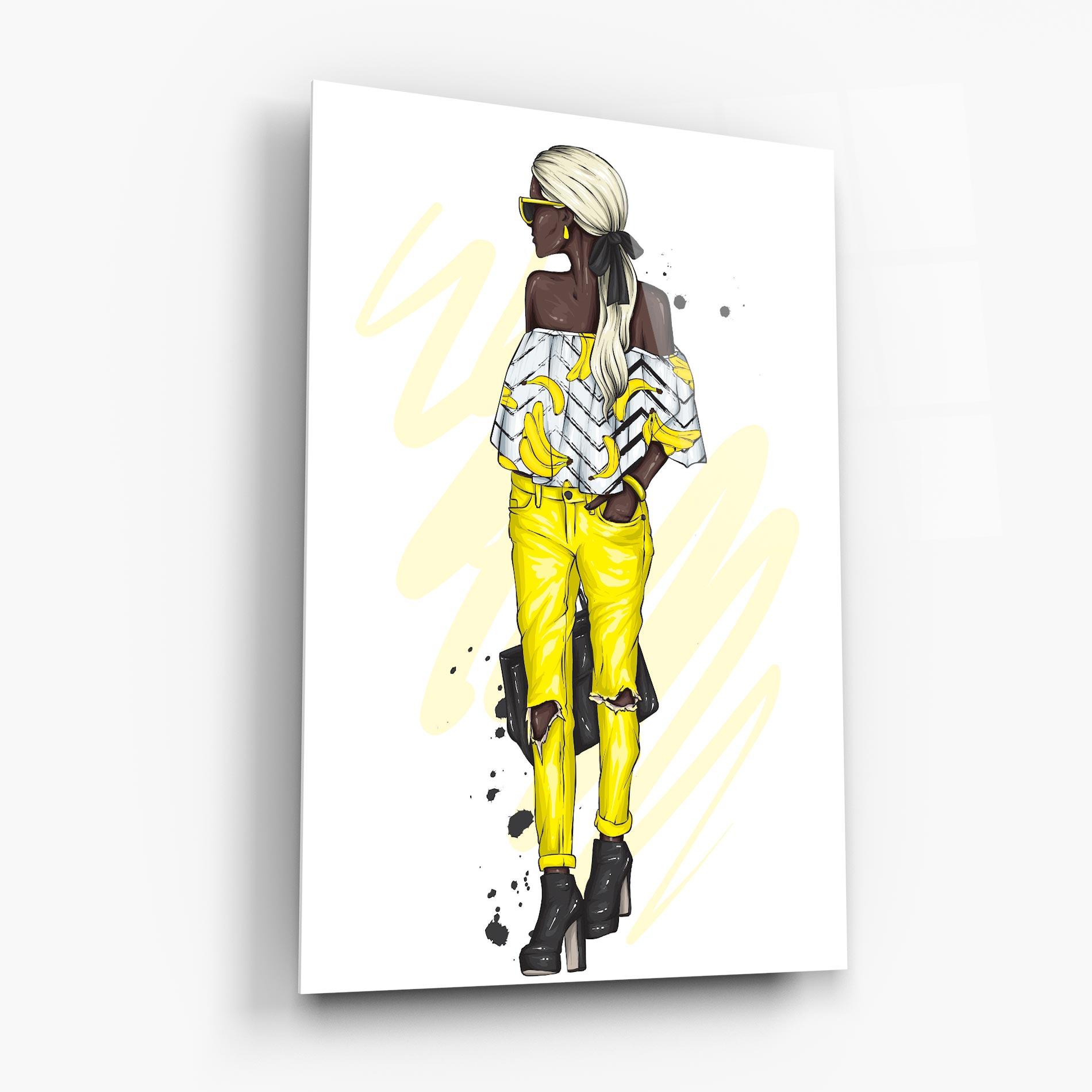 Obraz na Szkle Banana Blouse mockup 6