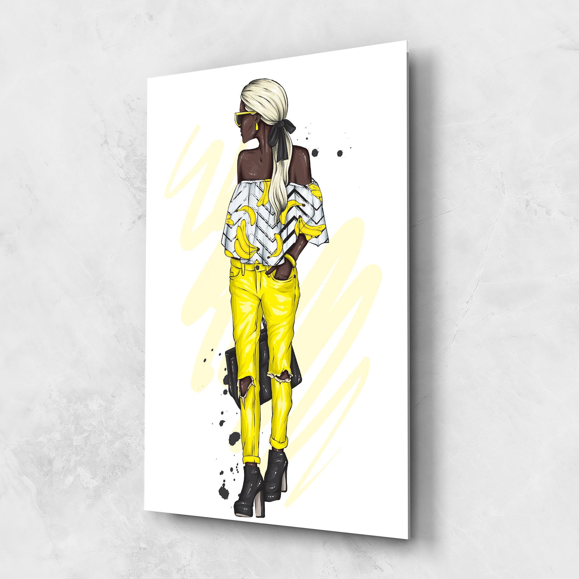 Obraz na Szkle Banana Blouse mockup 1