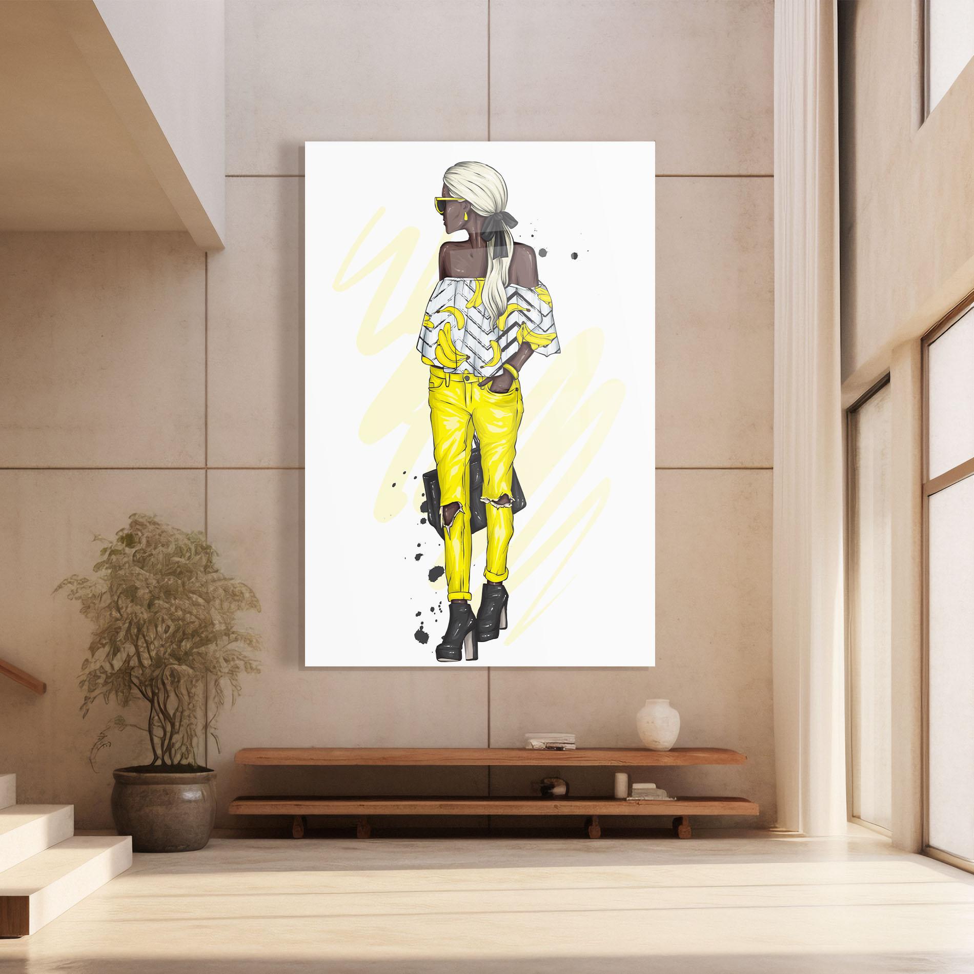 Obraz na Szkle Banana Blouse mockup 8