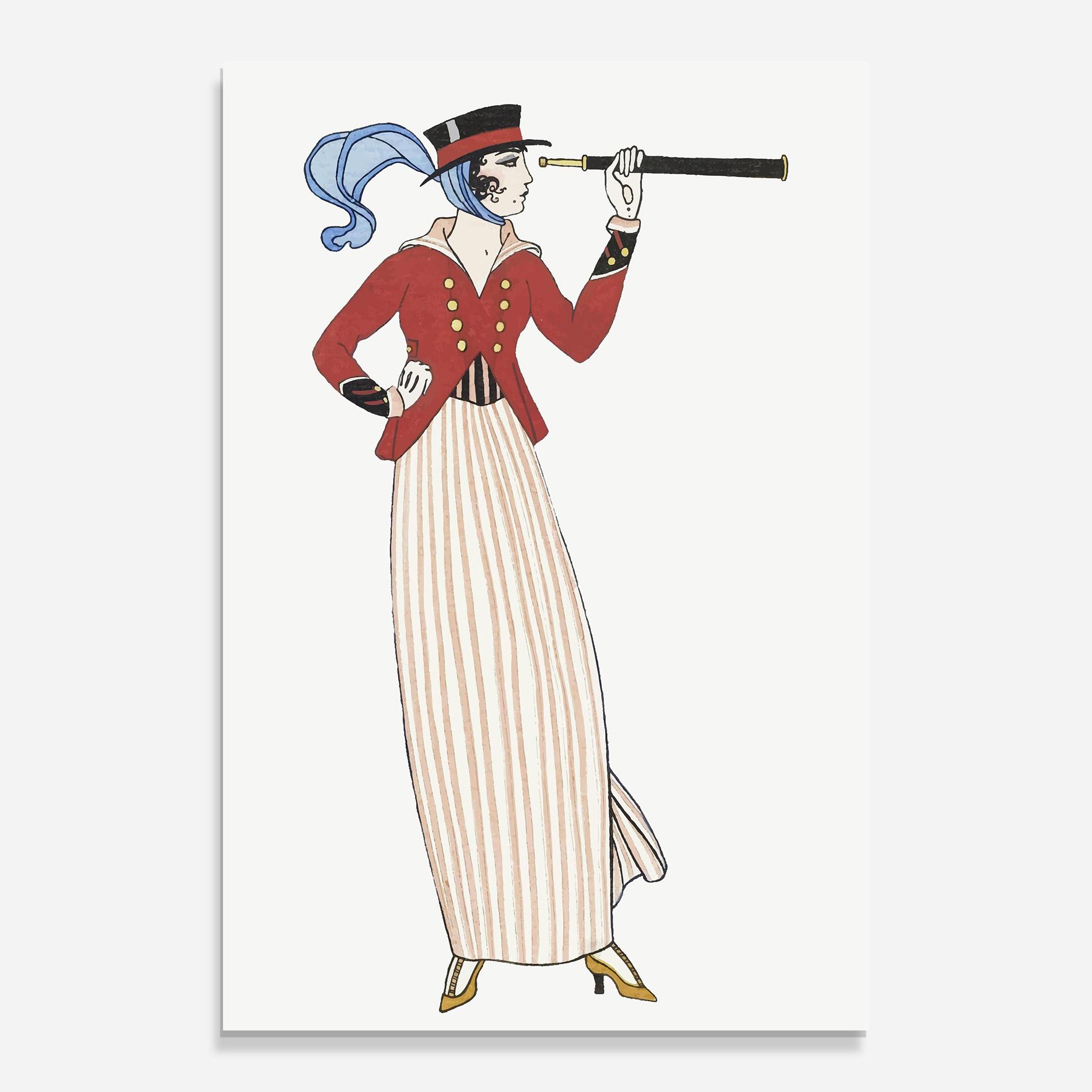 Obraz na Szkle Old Vintage Drawing mockup 0