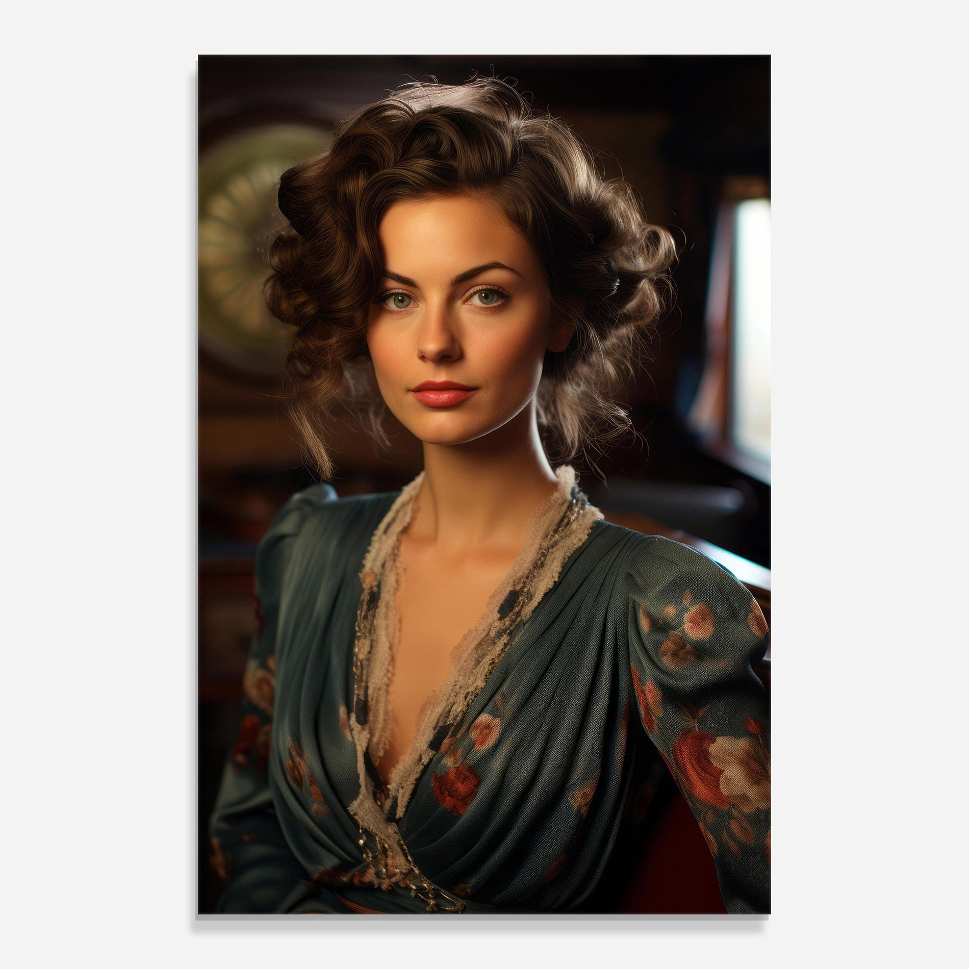 Pink Flowers Dress mockup 0