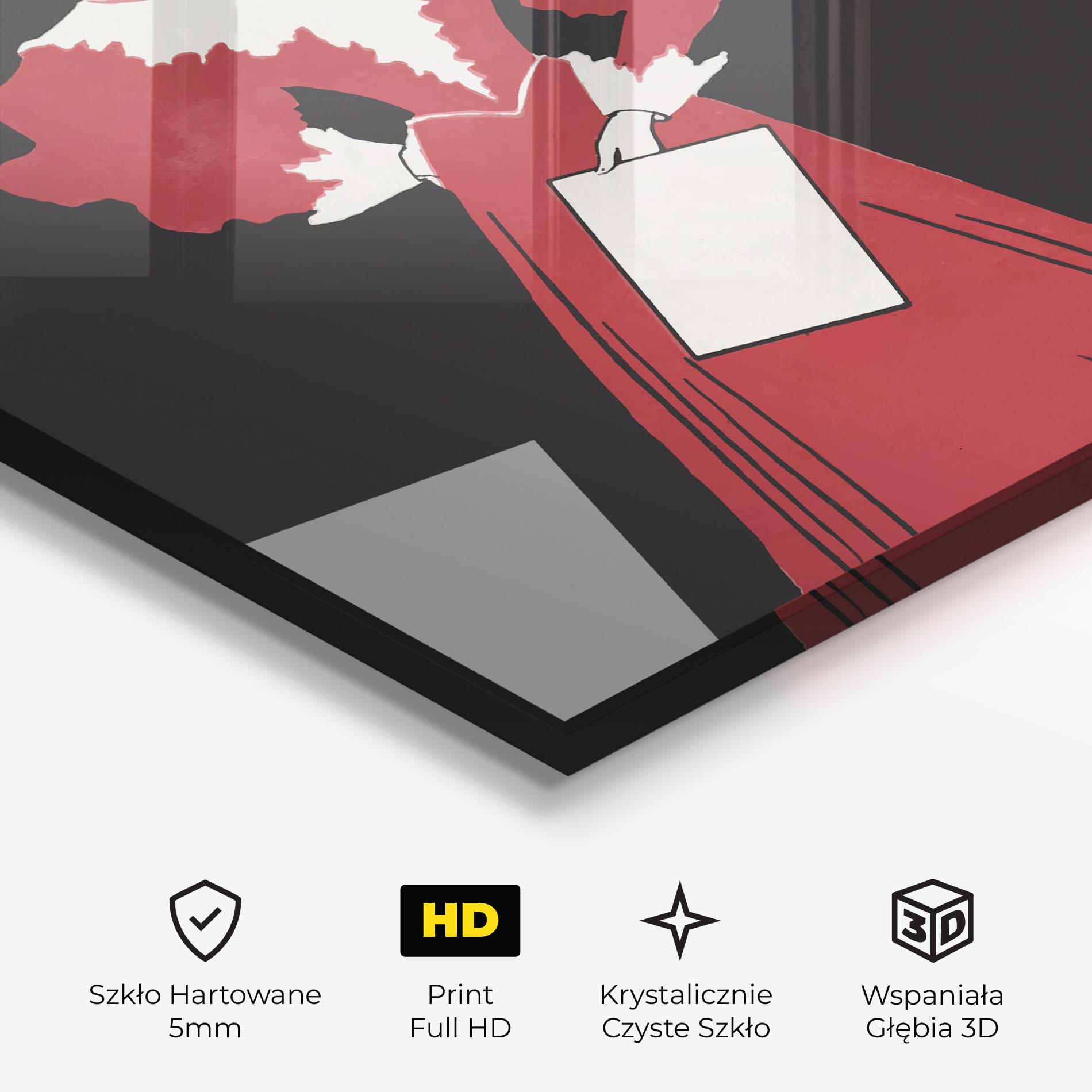 Obraz na Szkle Old Red Dress mockup 3