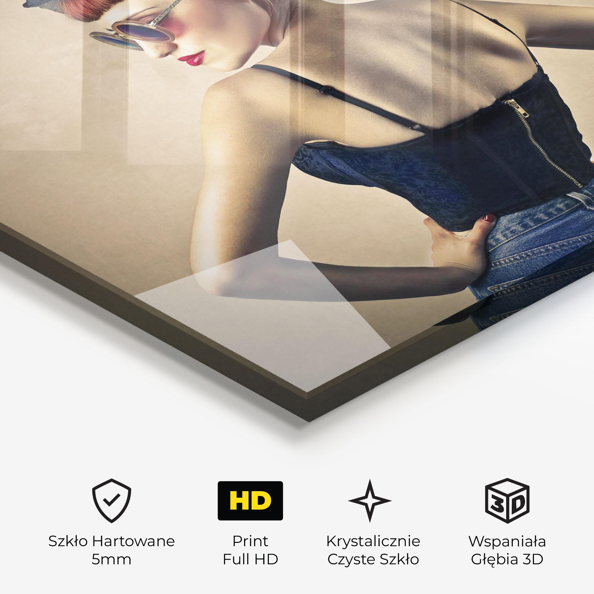 Obraz na Szkle Pin Up Girl mockup 3