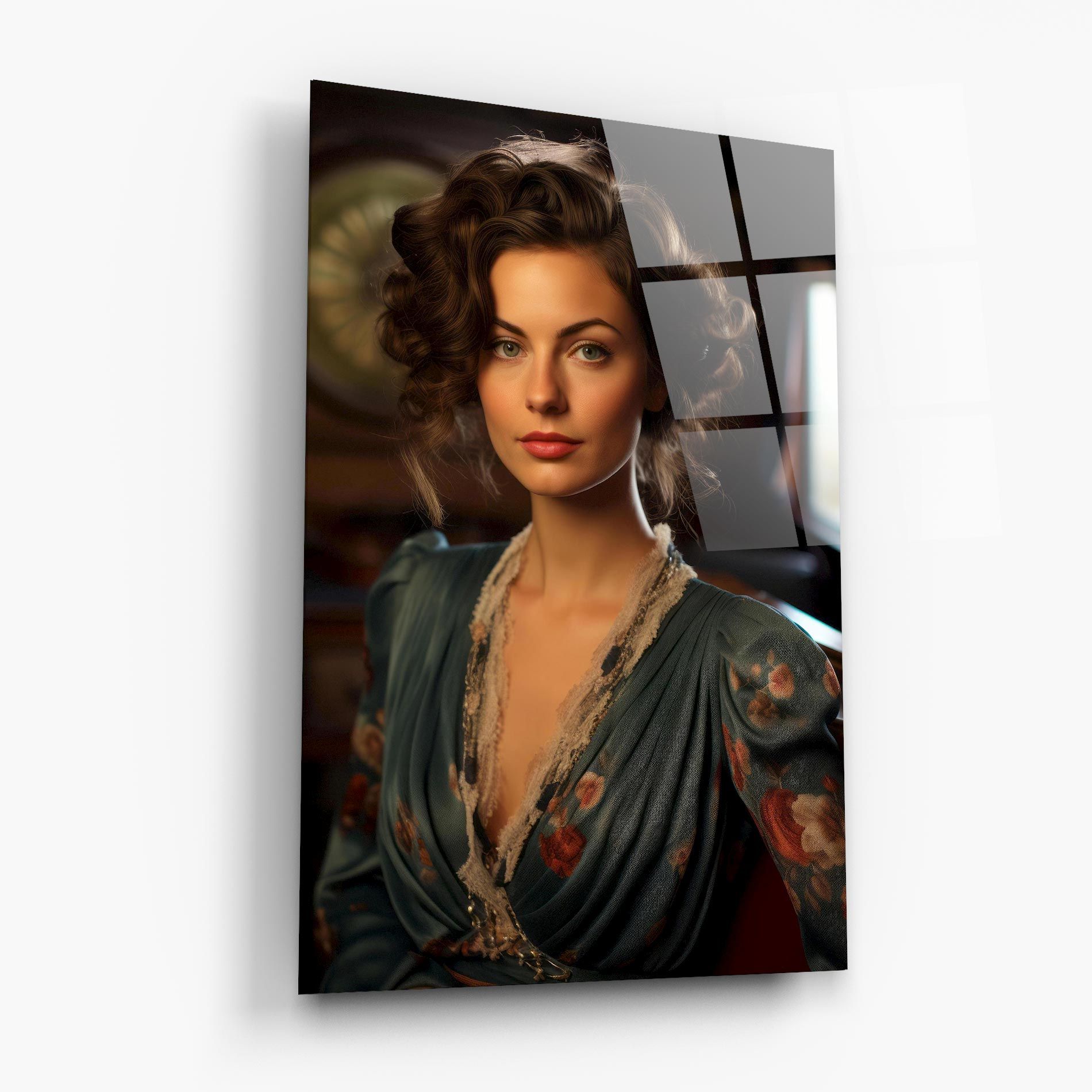 Pink Flowers Dress mockup 6