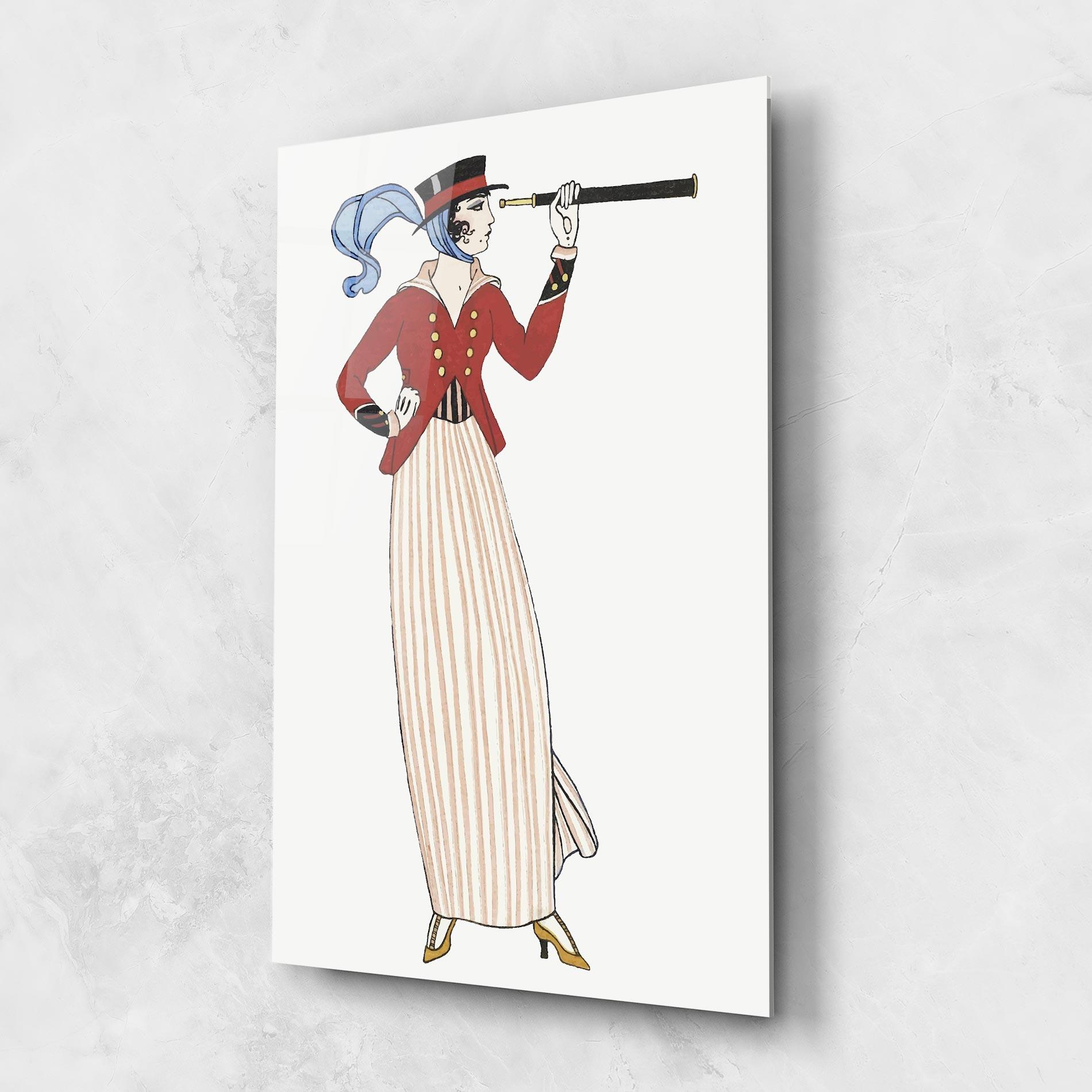 Obraz na Szkle Old Vintage Drawing mockup 1