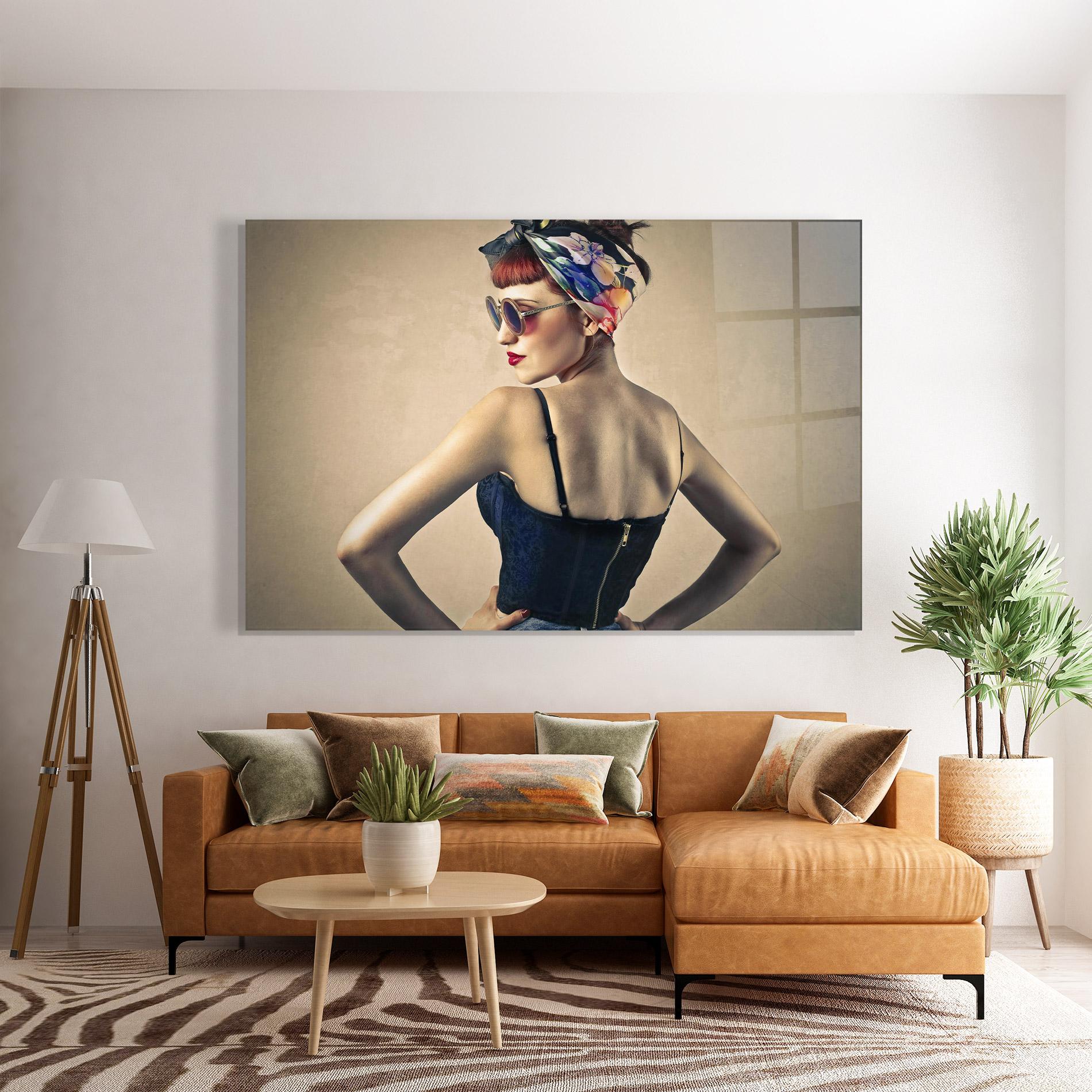 Obraz na Szkle Pin Up Girl mockup 7