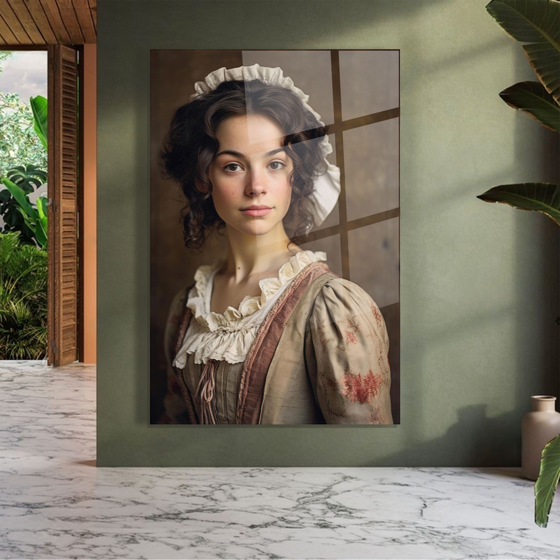 Light Green Dress mockup 7