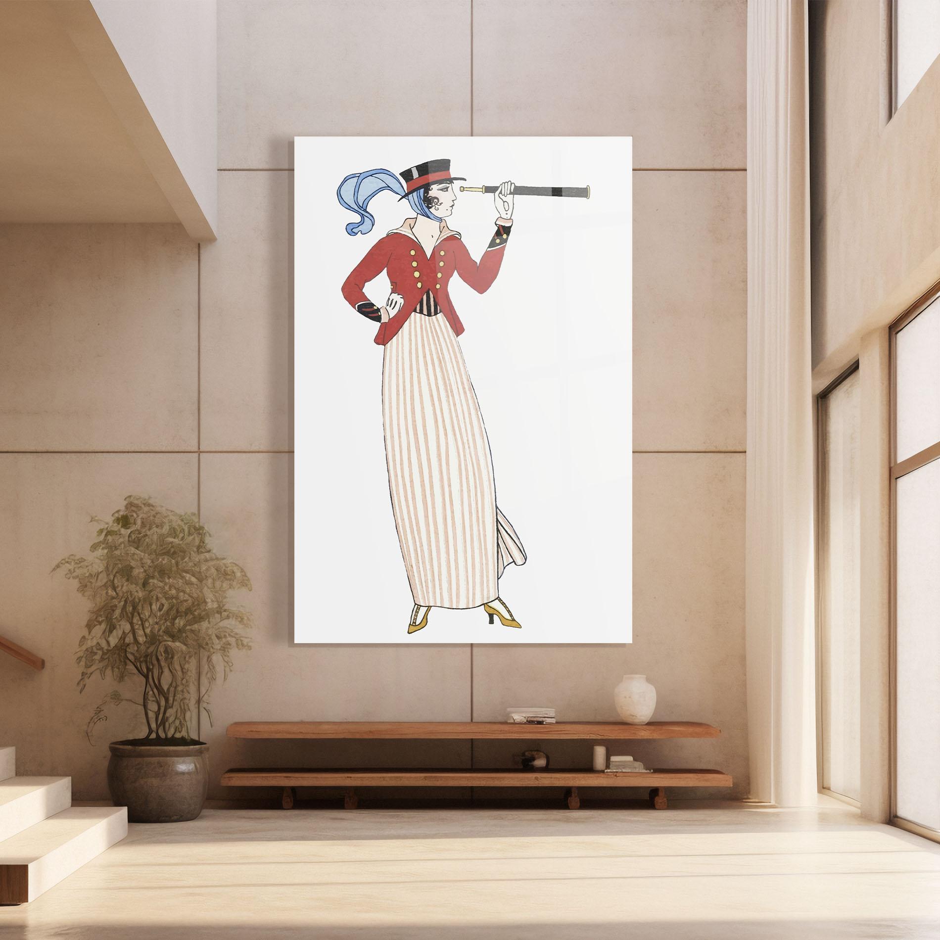 Obraz na Szkle Old Vintage Drawing mockup 8