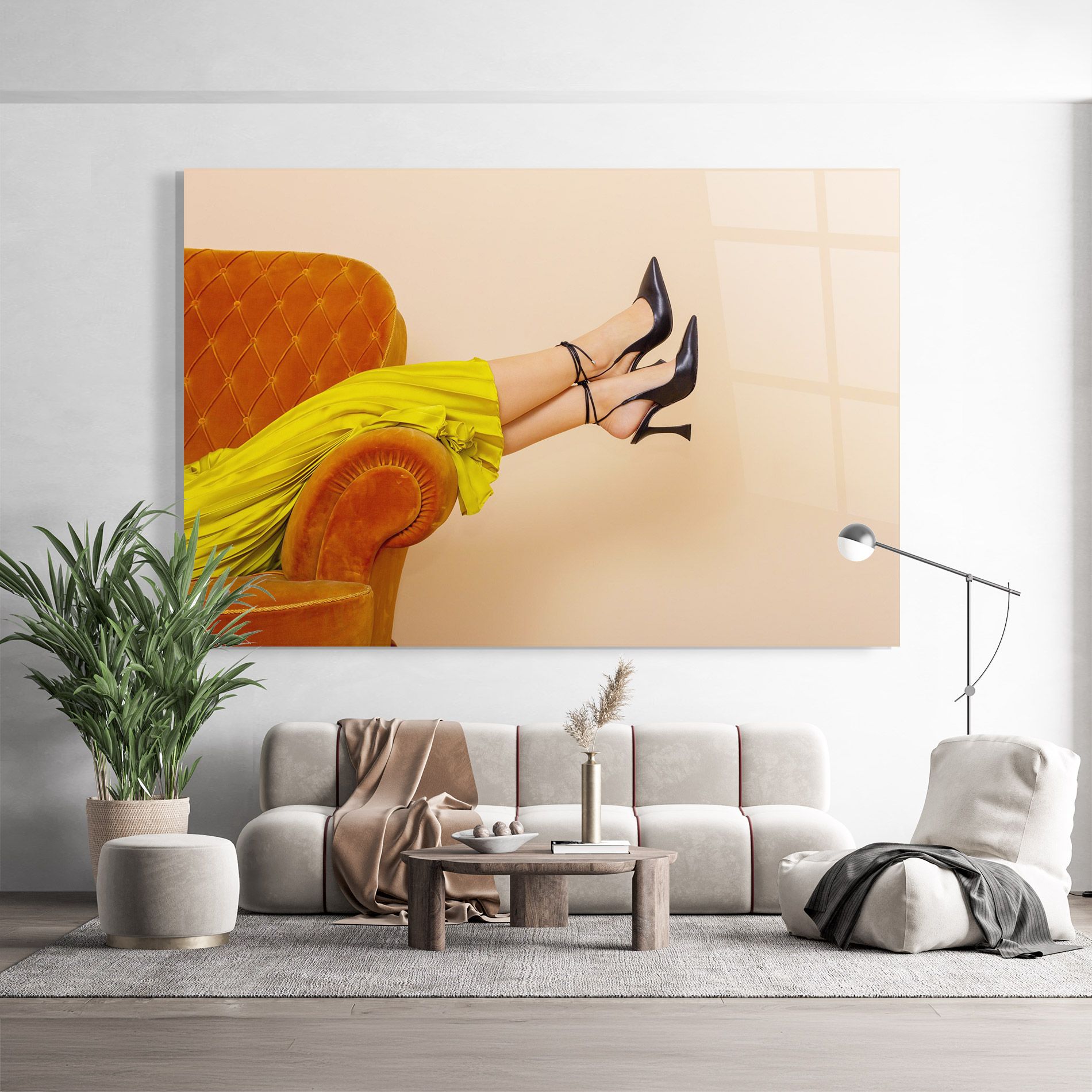 Black Heals On Cream mockup 9