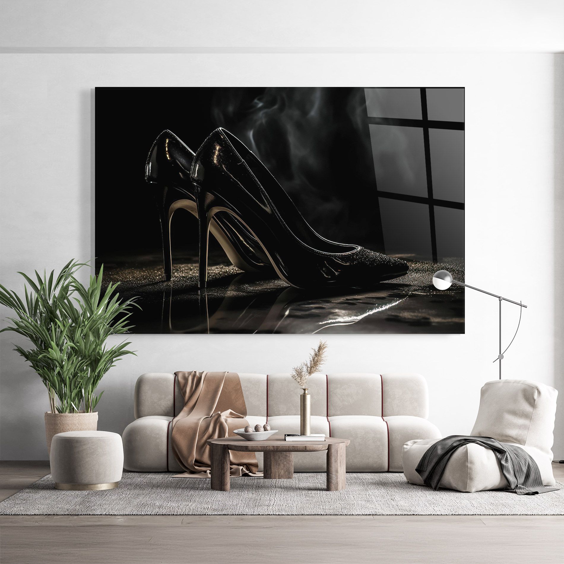 Black Leather Shoes mockup 9