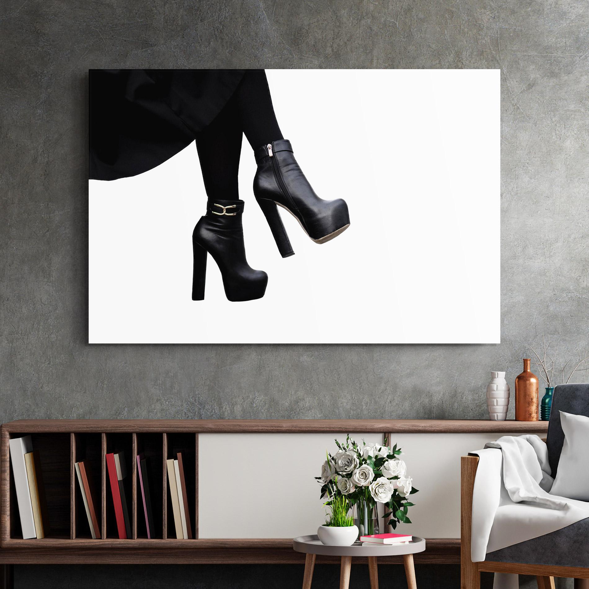 Obraz na Szkle High Heeled Boots mockup 2