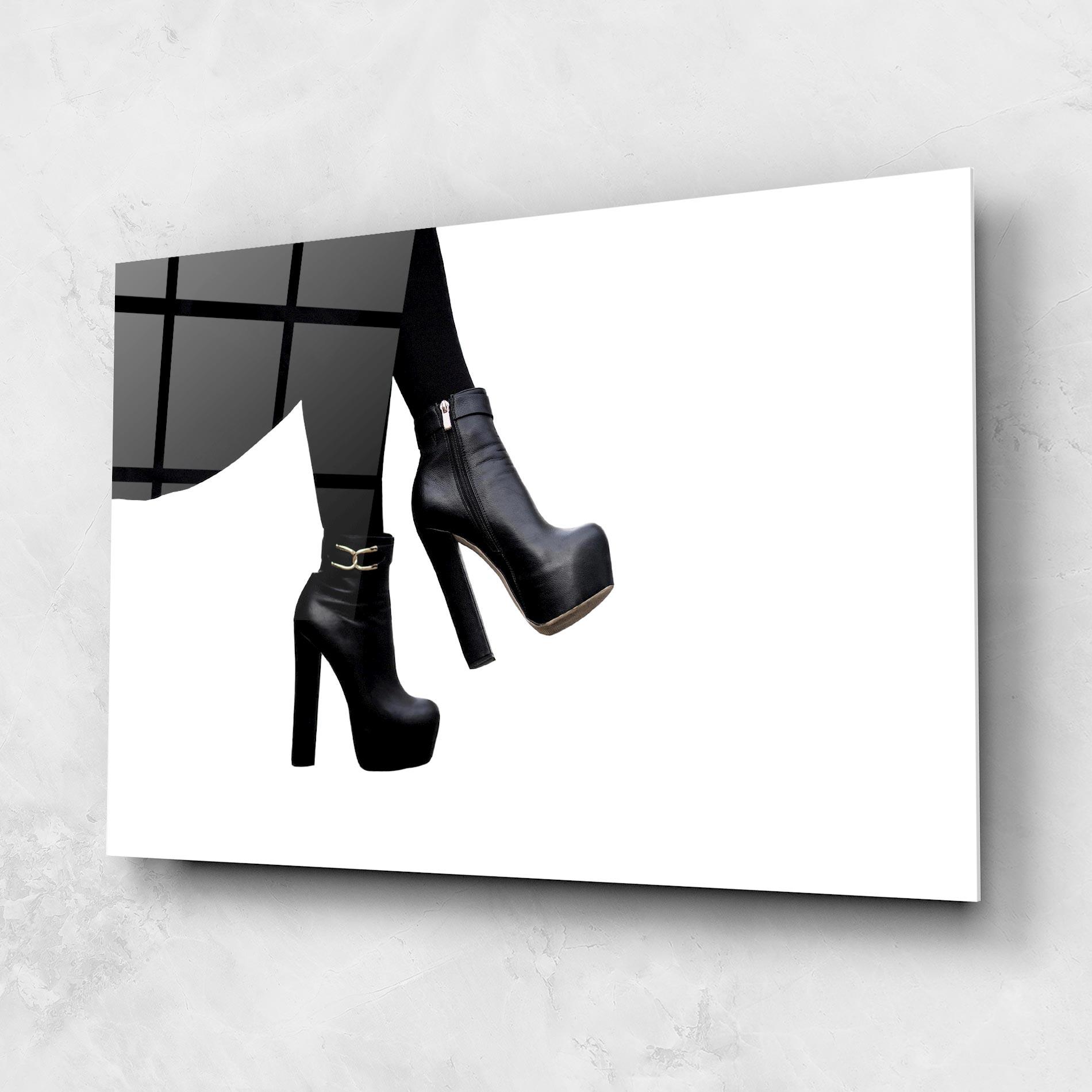 Obraz na Szkle High Heeled Boots mockup 1