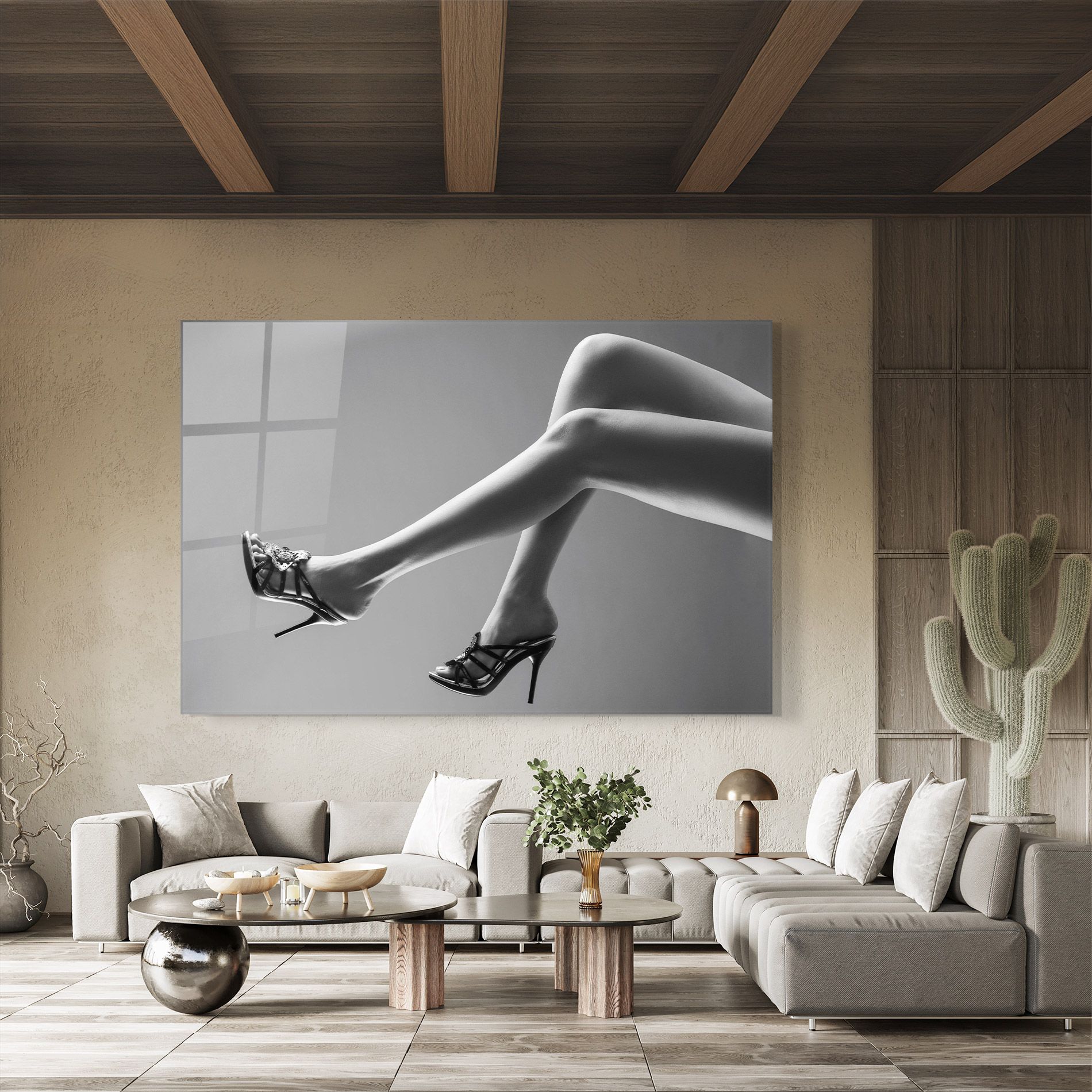 Black Shoes On Grey mockup 8