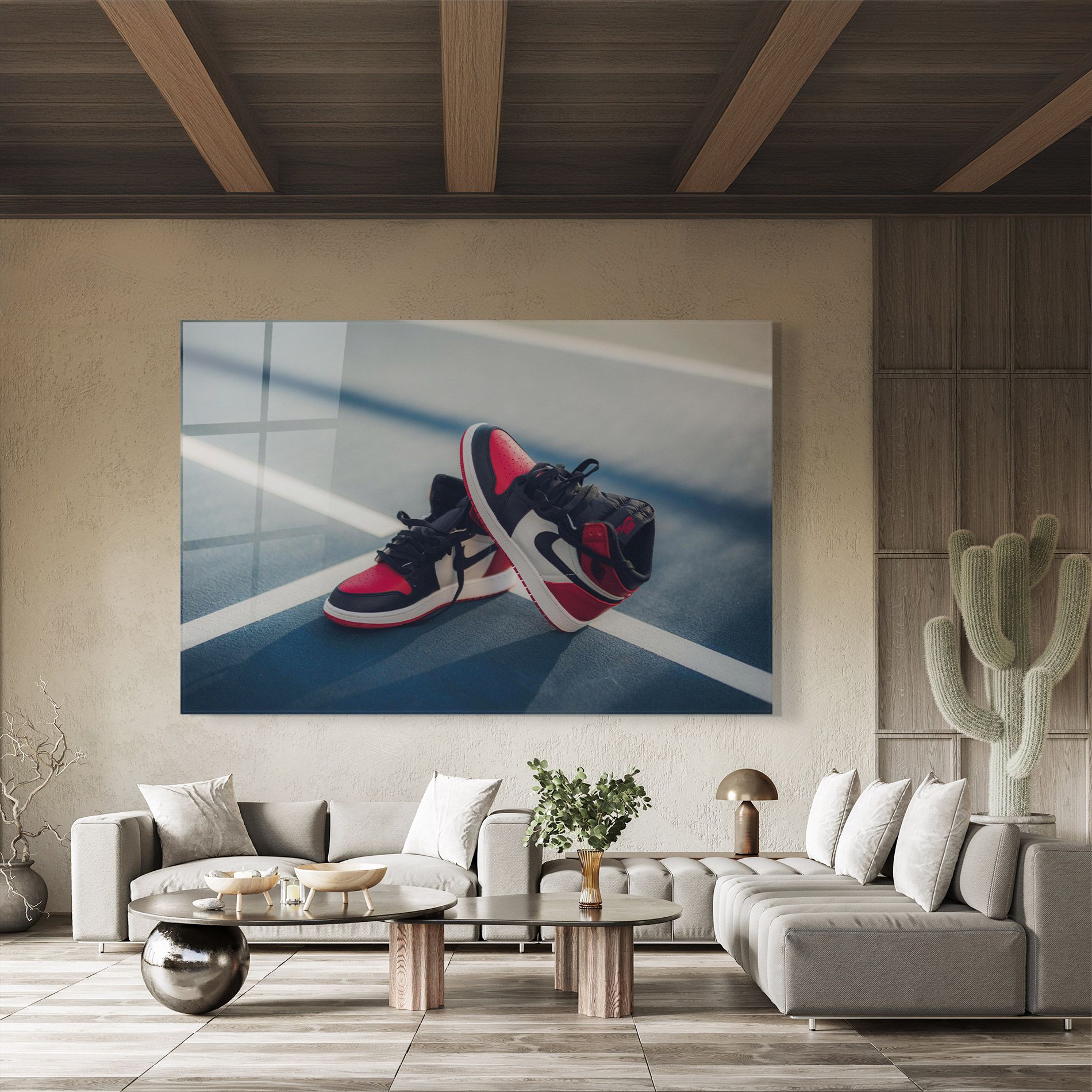 Cool Nike Red Jordan Air mockup 8