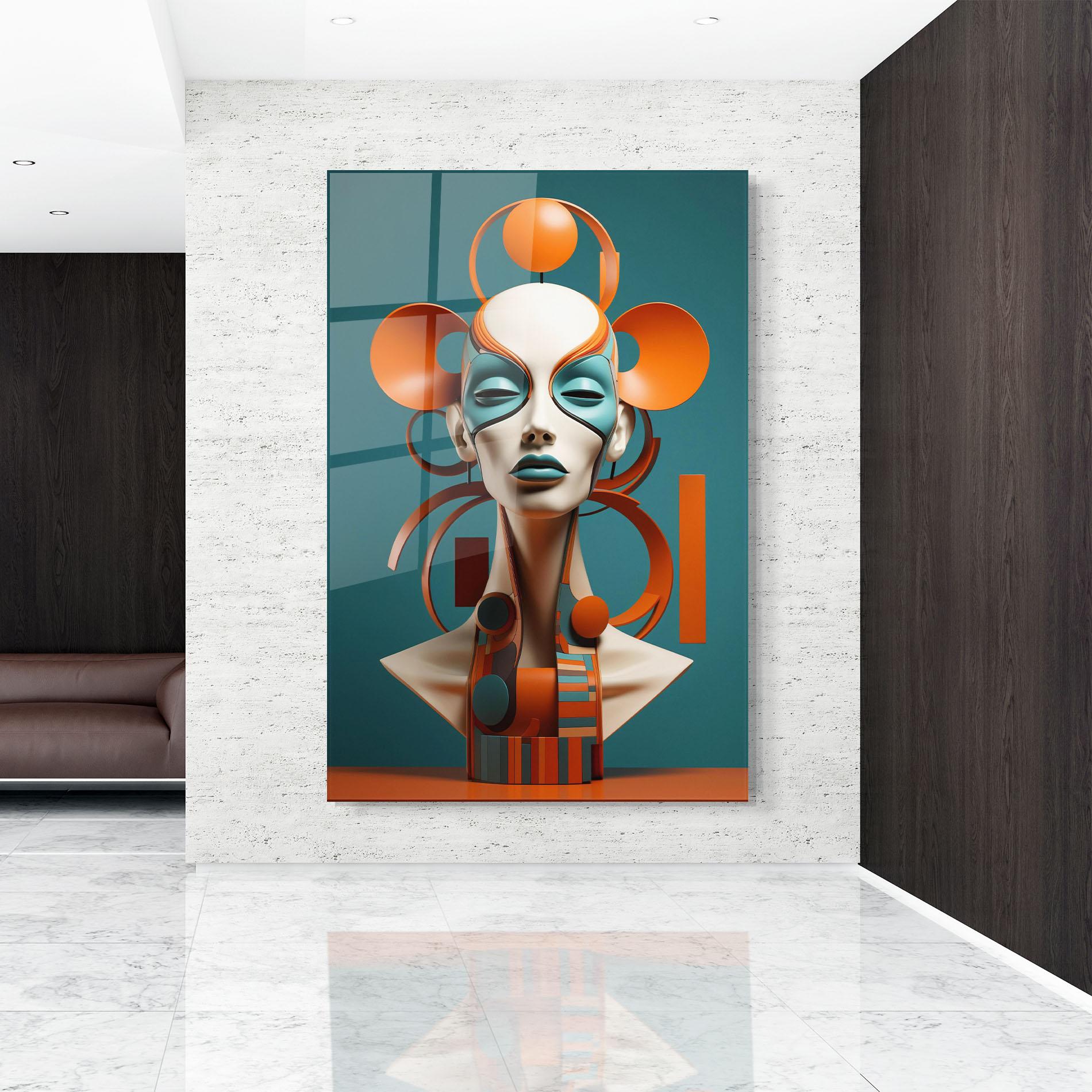 Obraz na Szkle Interesting Woman Concept mockup 9