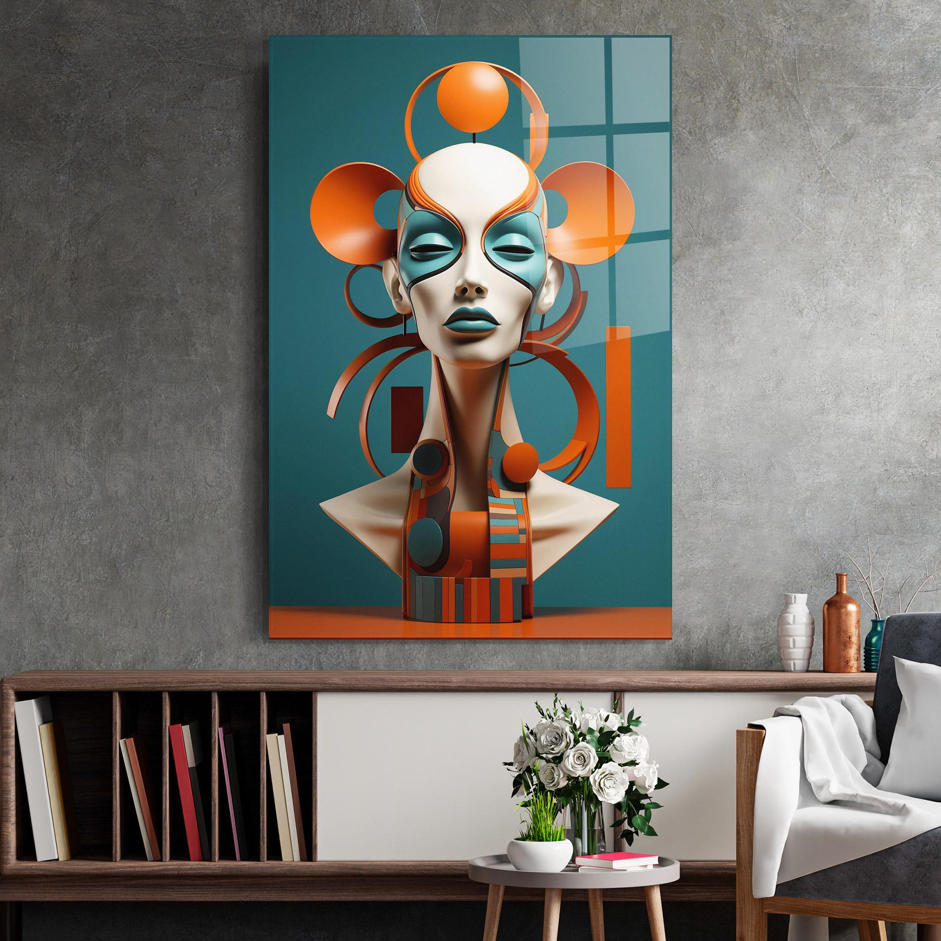 Obraz na Szkle Interesting Woman Concept mockup 2